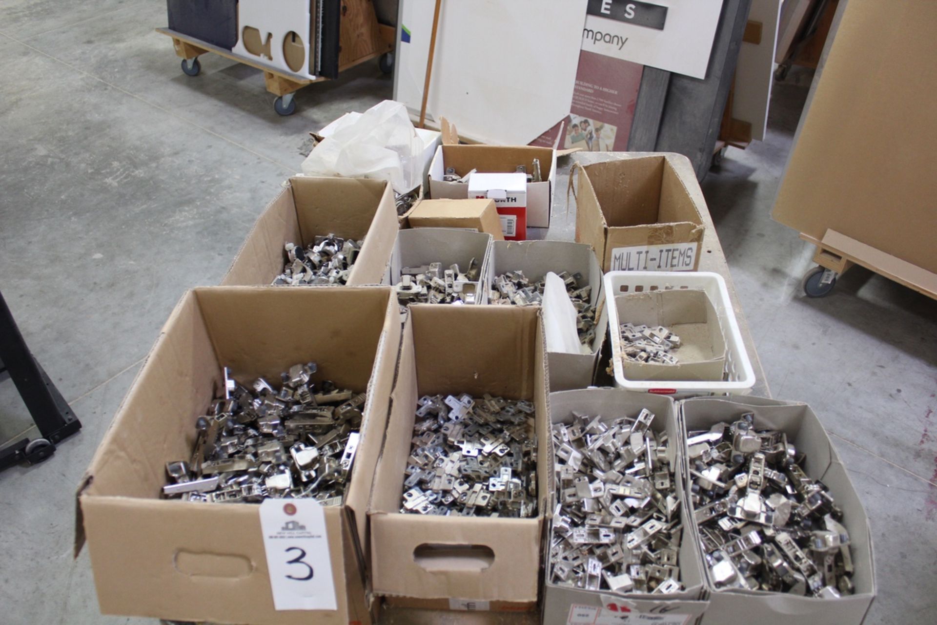 Lot of Blum Hinges | Rig Fee: Hand Carry or Contact Rigger