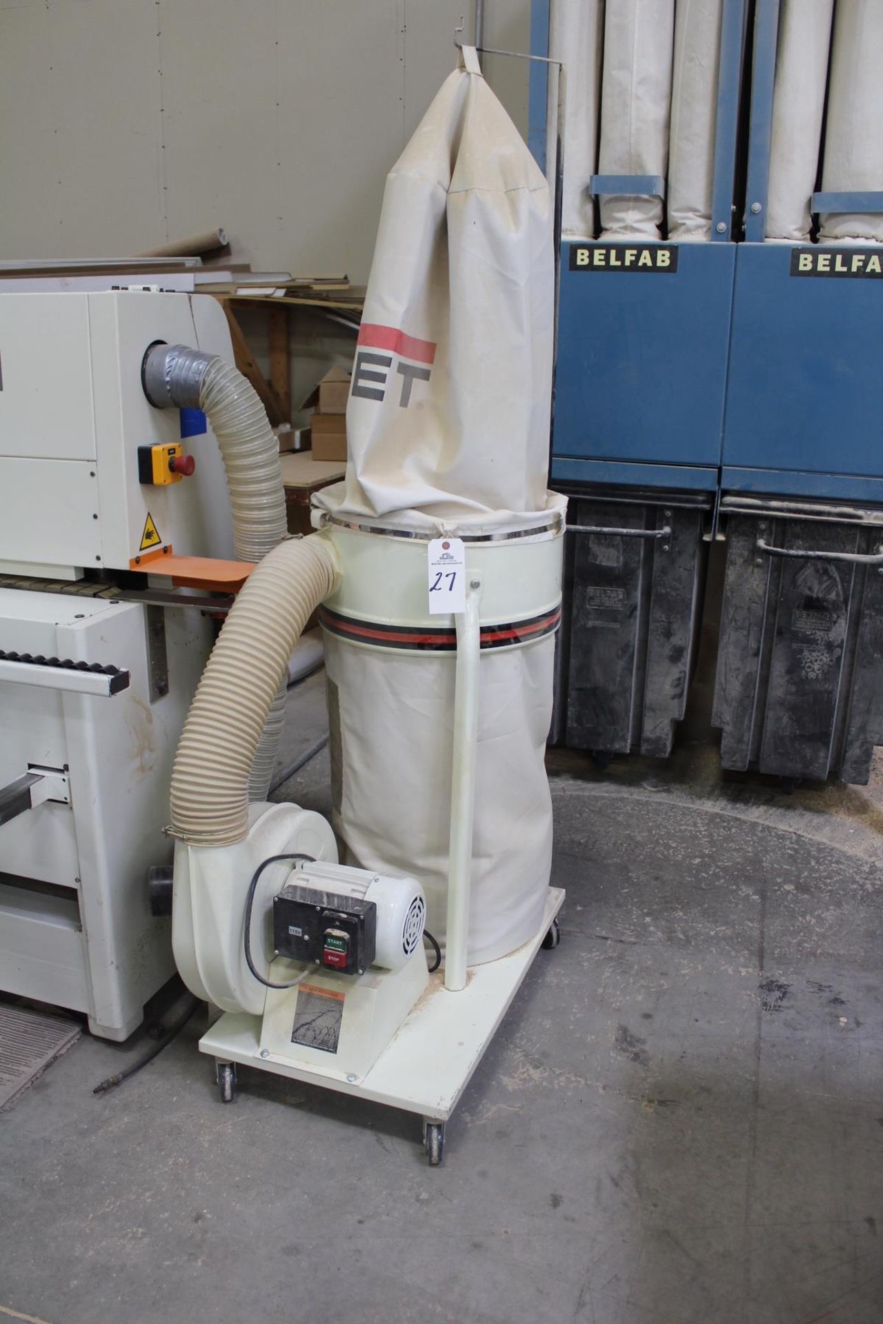 Jet 1 1/2 HP Dust Collector | Rig Fee: $15