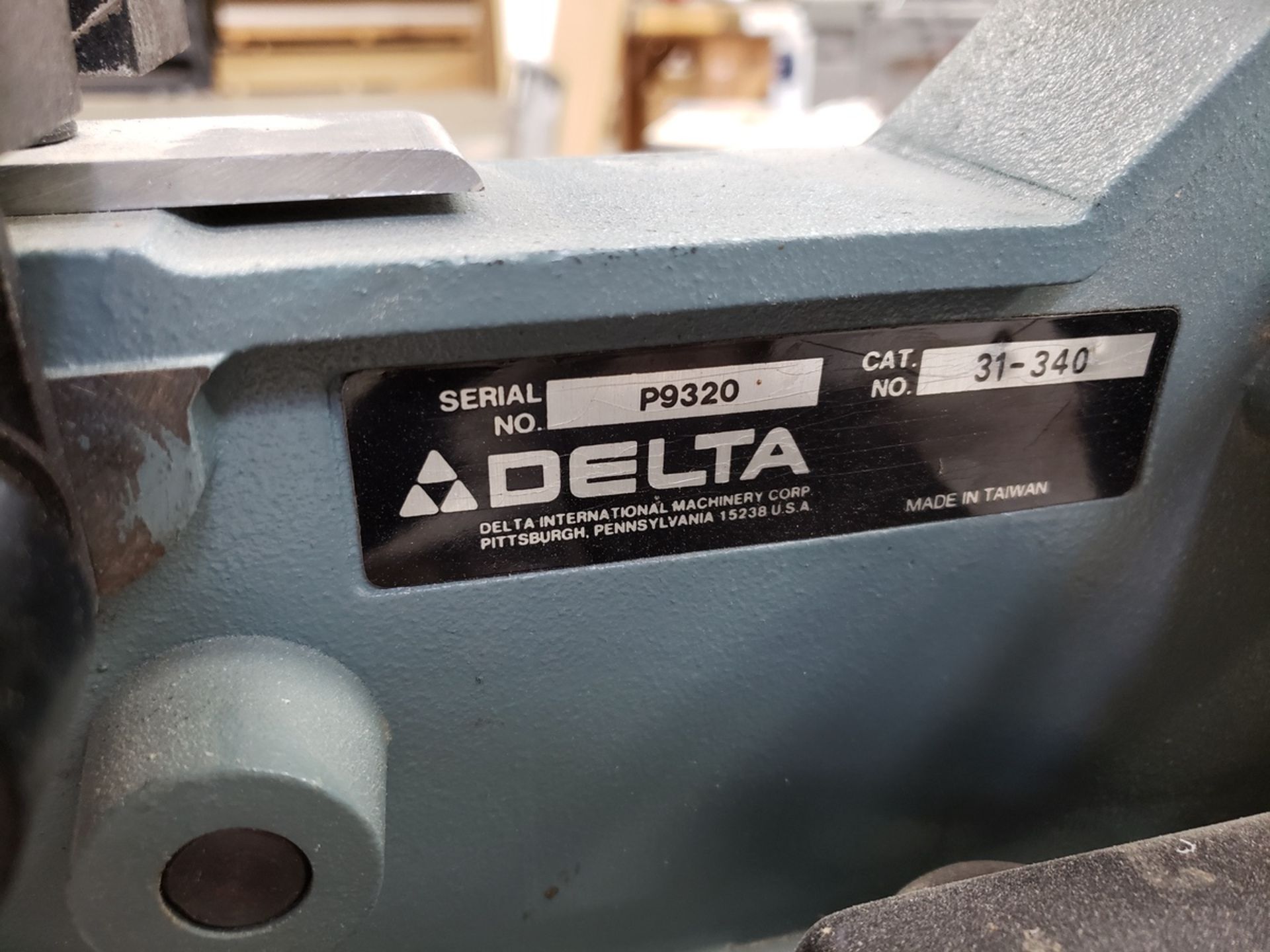 Delta, Belt/Disc Sander, M# 31-340, S/N P9320 | Rig Fee: Hand Carry or Contact Rigger - Image 2 of 2