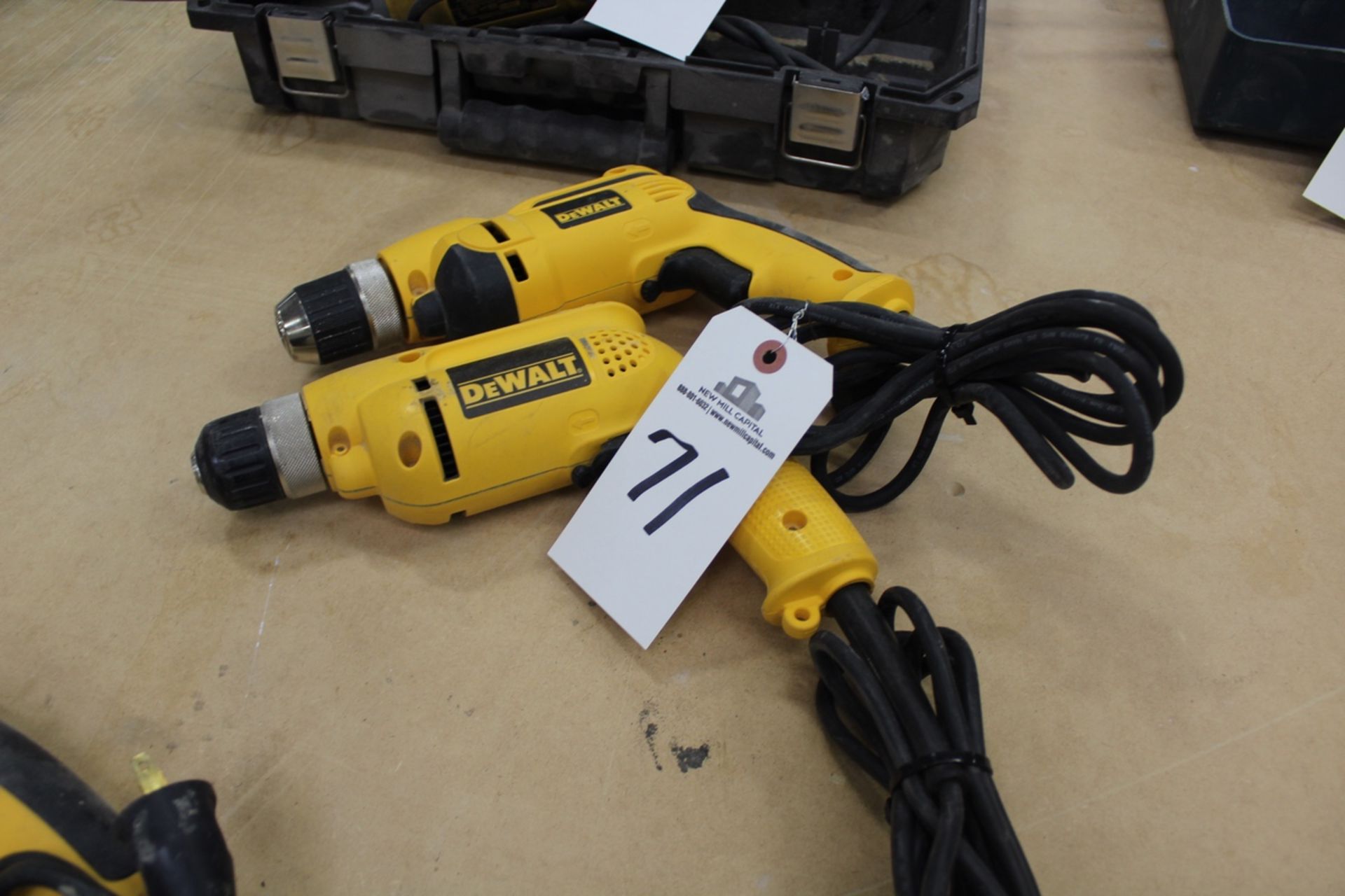 Lot of (2) Electric Drills | Rig Fee: Hand Carry or Contact Rigger