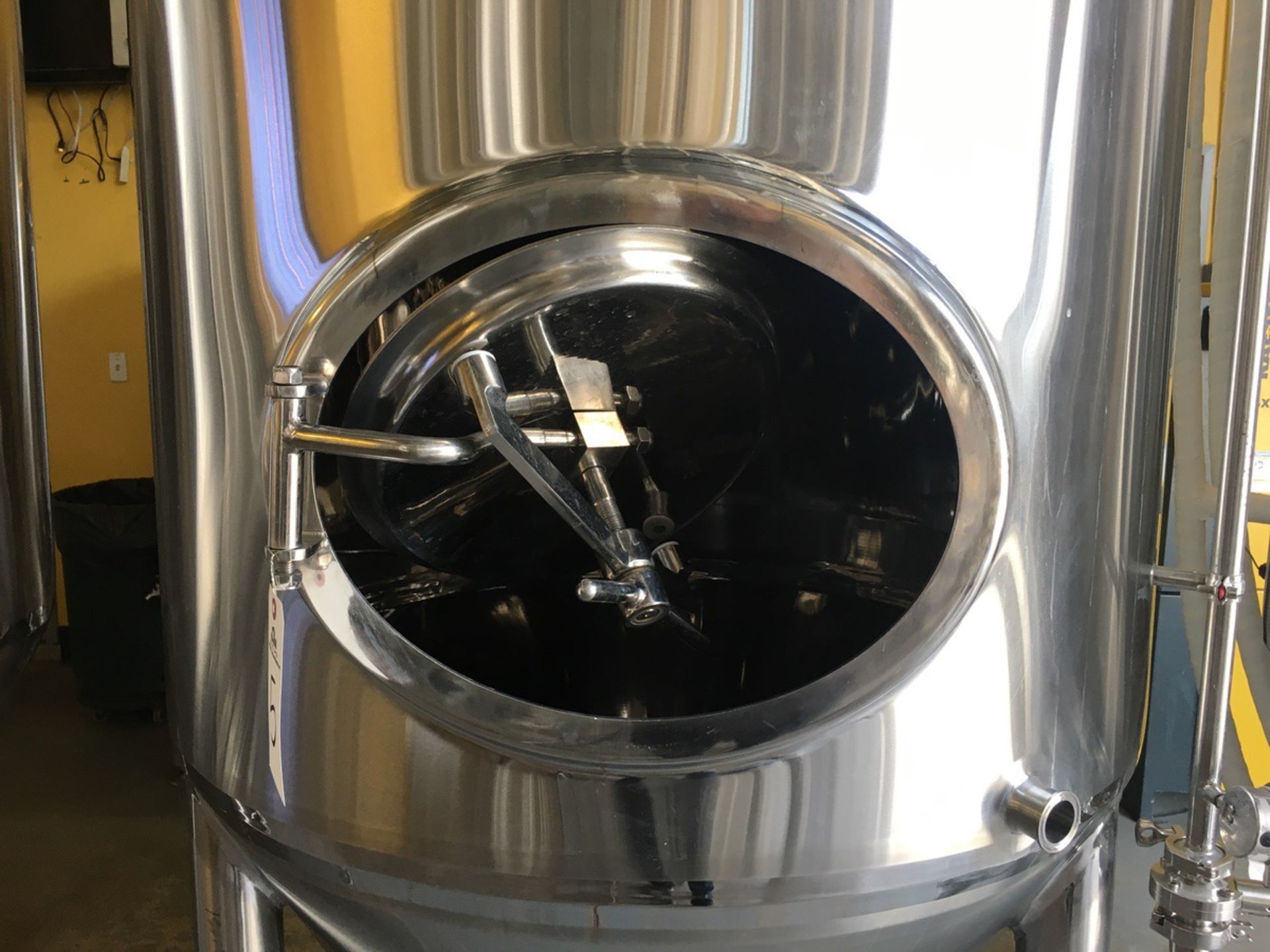 2015 Stout 7 BBL Fermentation Vessel, Stainless Steel, Glycol Ja | Subject to Bulk | Rig Fee: $350 - Image 6 of 8