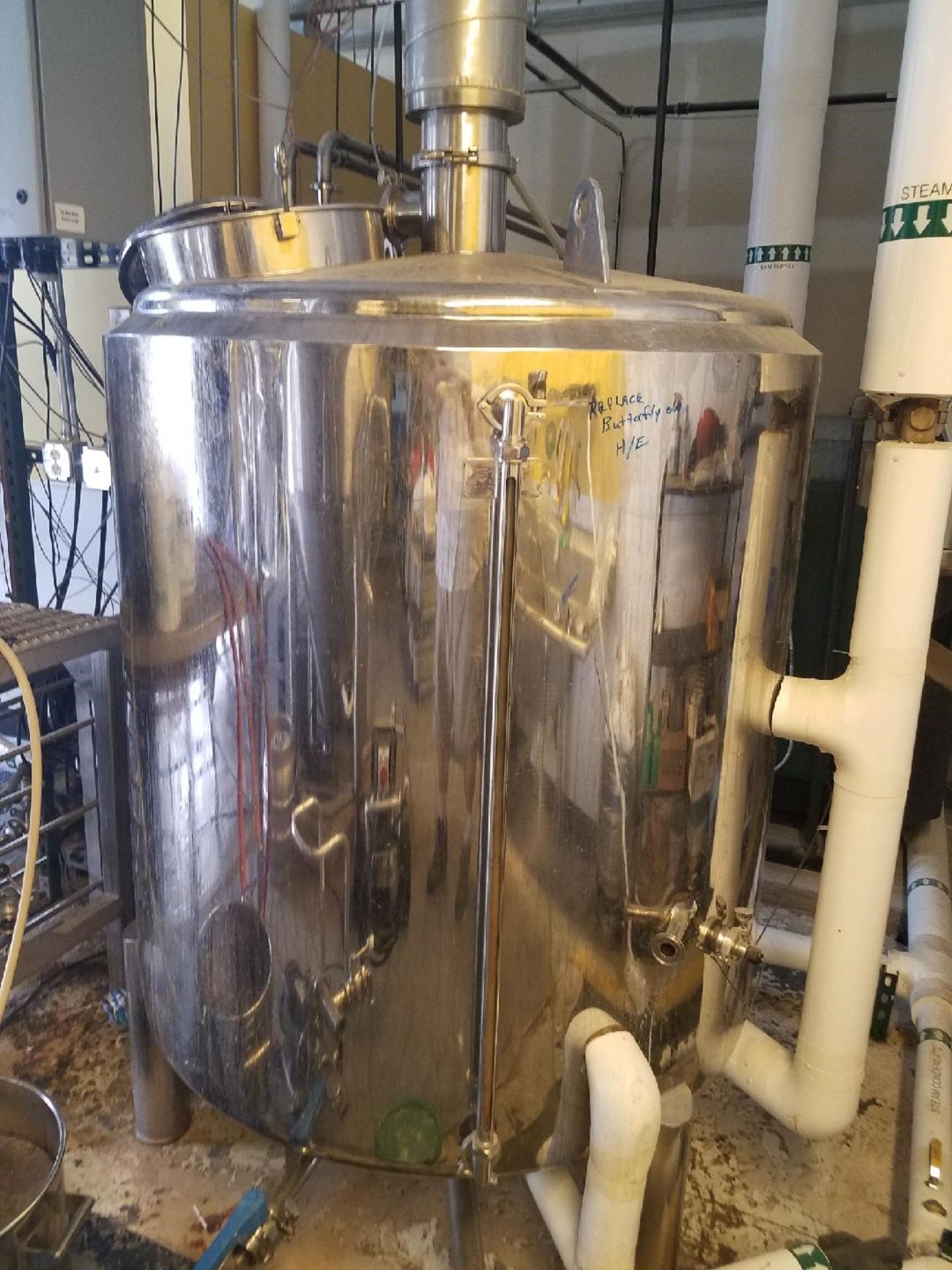 INFO ONLY - See Piecemeal and Bulk Items Lots 0A - 119: 7 BBL Steam Brewhouse Package with HLT, etc - Image 13 of 22