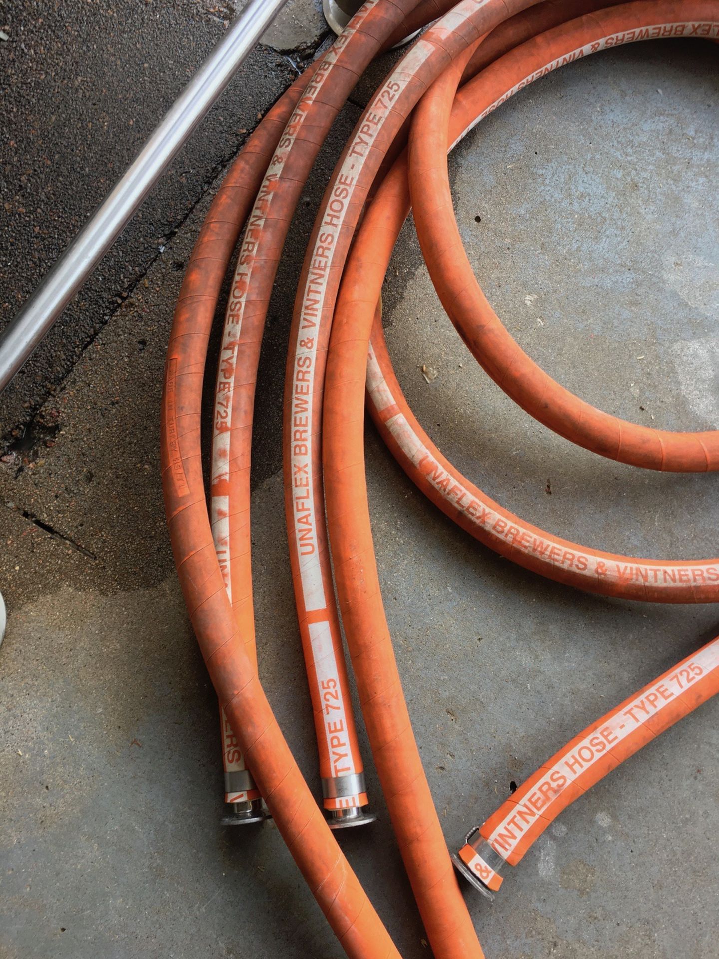 Unaflex Brewers/Vinters Hoses, Type 725 | Subject to Bulk | Rig Fee: $25 or Hand Carry - Image 3 of 3