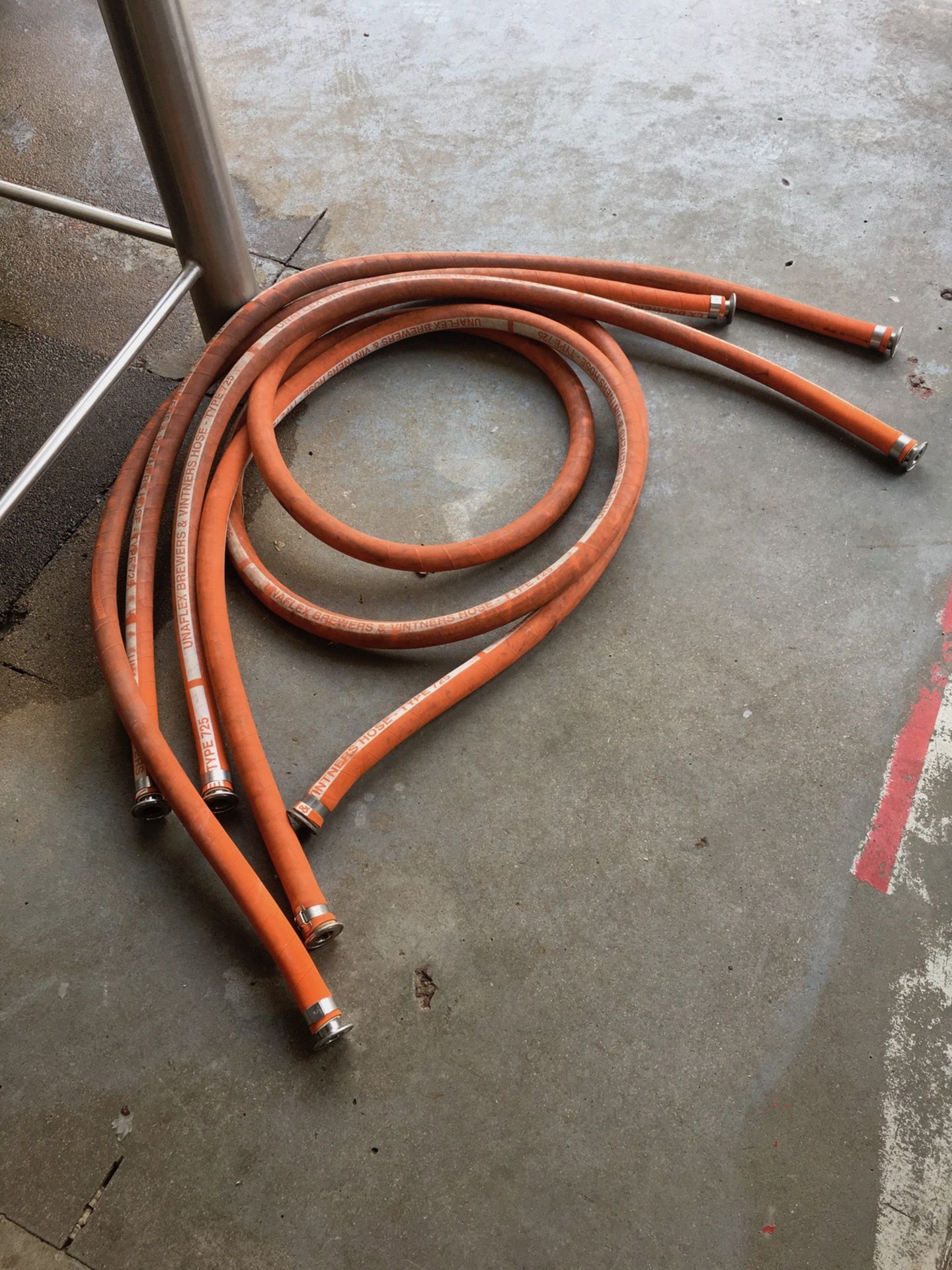 Unaflex Brewers/Vinters Hoses, Type 725 | Subject to Bulk | Rig Fee: $25 or Hand Carry