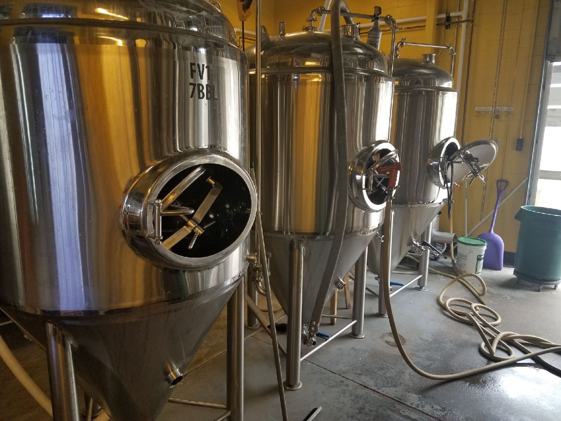 INFO ONLY - See Piecemeal and Bulk Items Lots 0A - 119: 7 BBL Steam Brewhouse Package with HLT, etc - Image 2 of 22