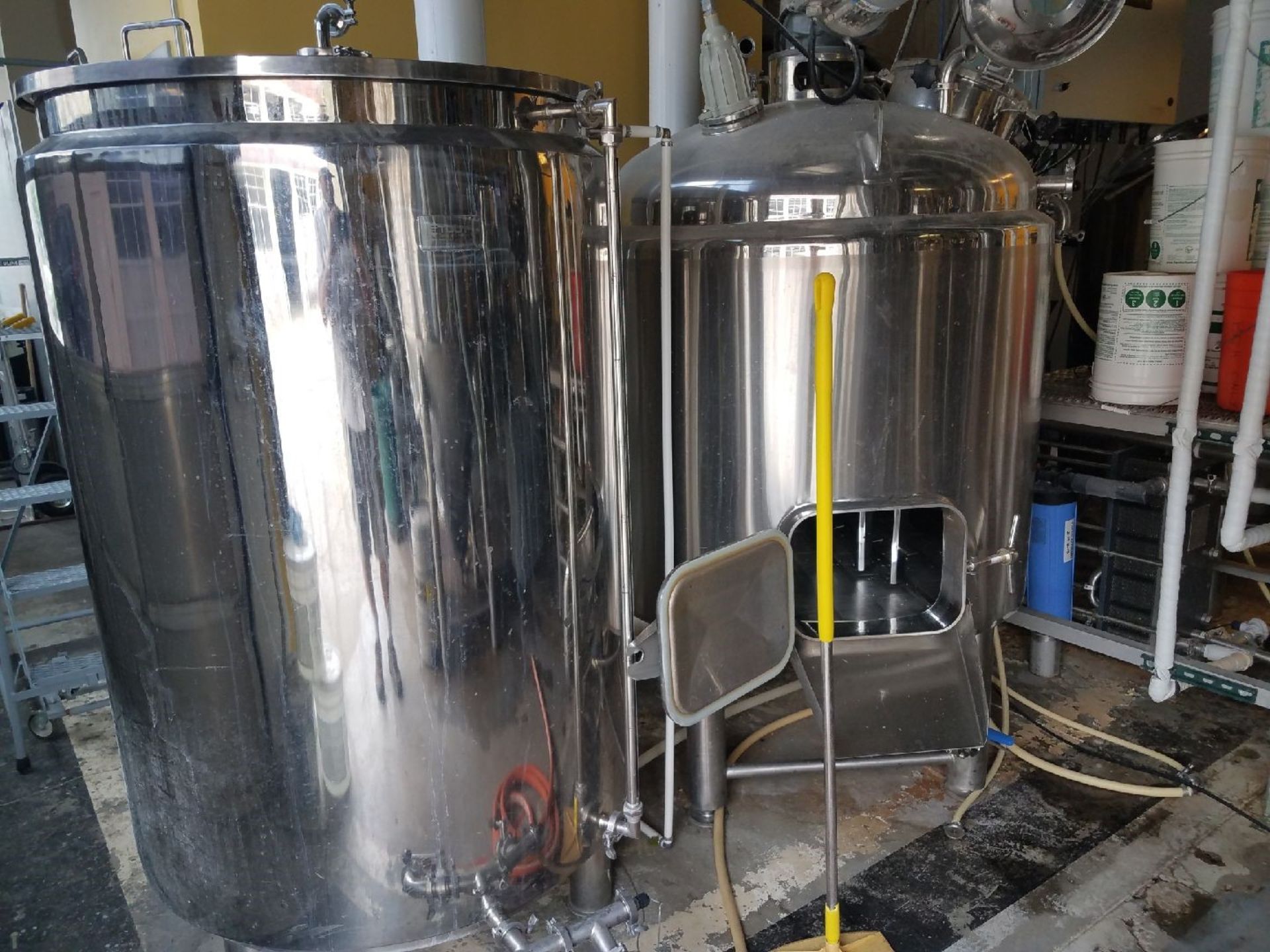 INFO ONLY - See Piecemeal and Bulk Items Lots 0A - 119: 7 BBL Steam Brewhouse Package with HLT, etc - Image 8 of 22