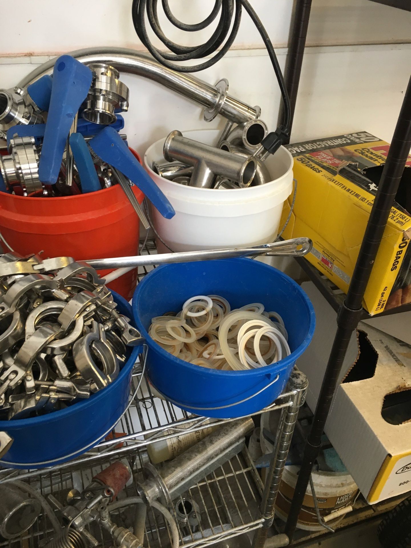 Rack and Contents (Pipe Fittings, Accessories, Etc) | Rig Fee: $25 - Image 4 of 8