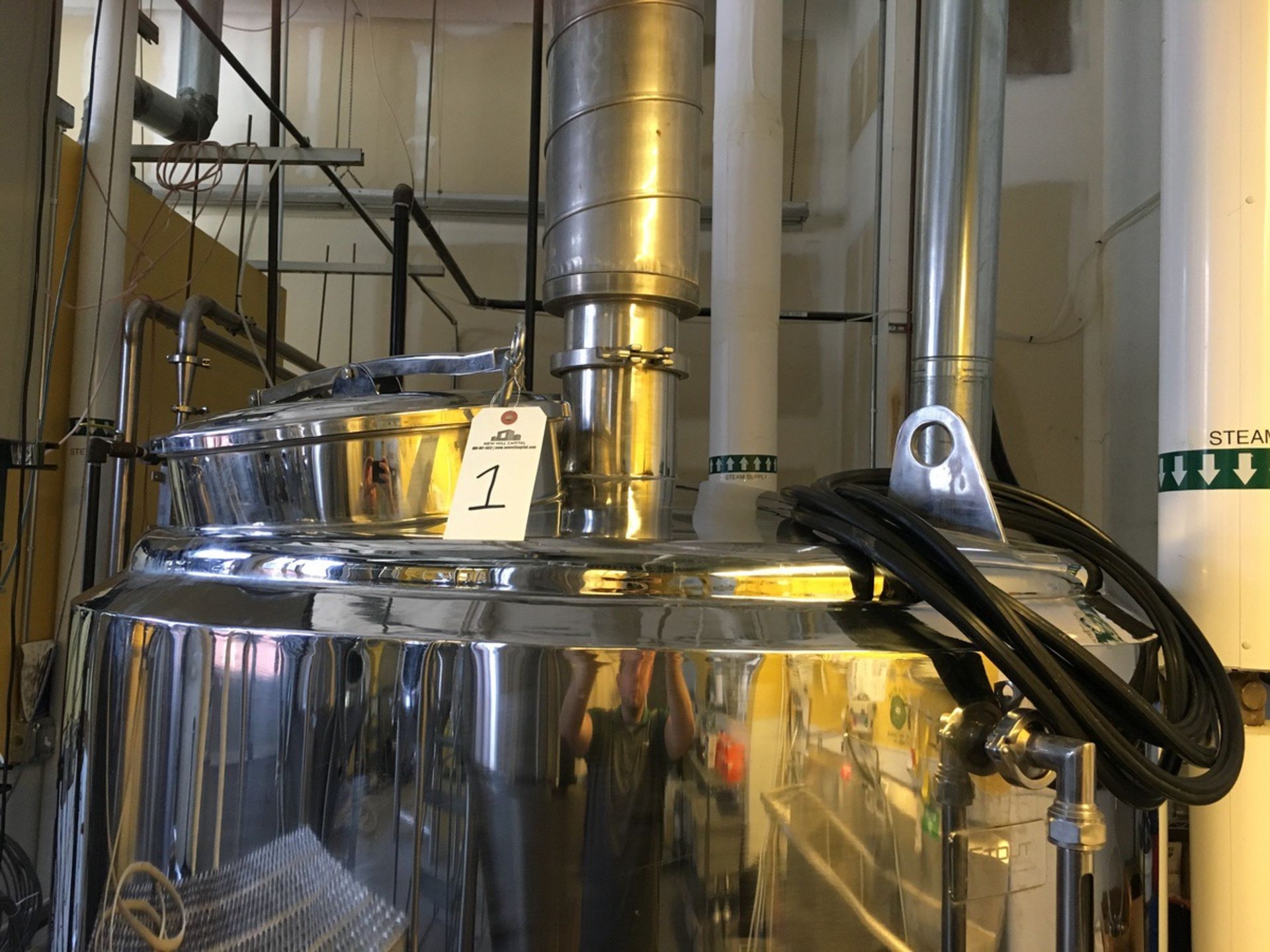 2015 Stout 7 BBL Brewhouse, Steam Jacketed Kettle, Combination M | Subject to Bulk | Rig Fee: $2200 - Image 11 of 41
