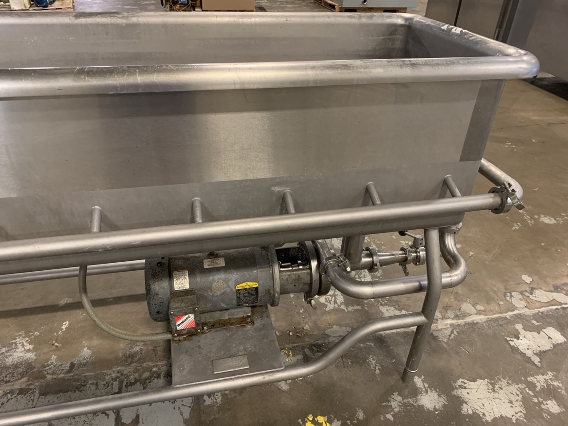 Sanimatic COP Sink, 147" x 20" Inside Dims and 7.5 HP Centrifugal Pump | Rig Fee: 150 - Image 2 of 3