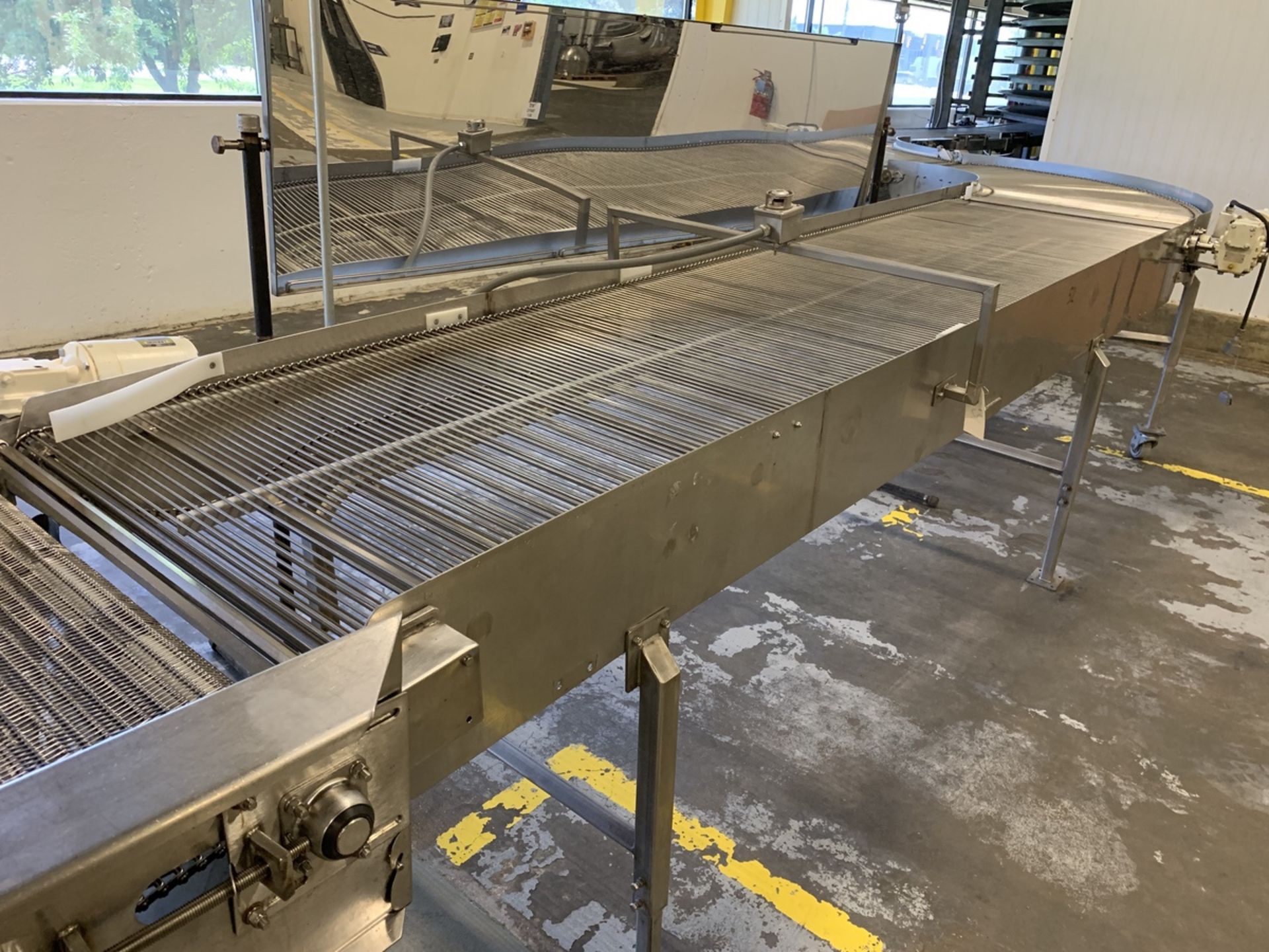 Stainless Steel Conveyor, 36" Belts, 152" OAL, 44" Frame Width | Rig Fee: 225 - Image 2 of 2