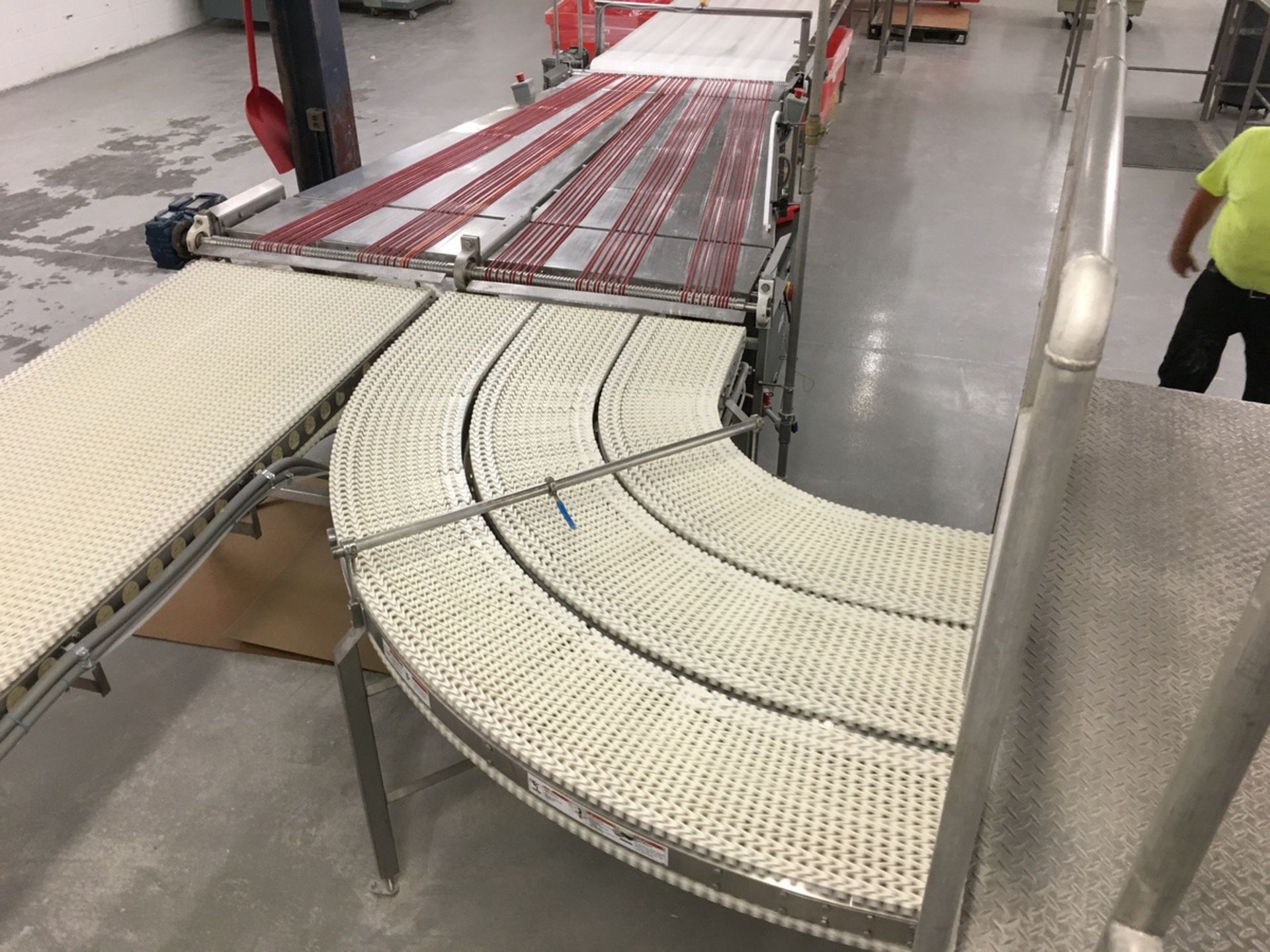 2013 S-Curve SpanTech Conveyor, (2) 90Deg Turns, 42in Wide Belt, Stain | Insp by Appt | Rig Fee: 150 - Image 9 of 10