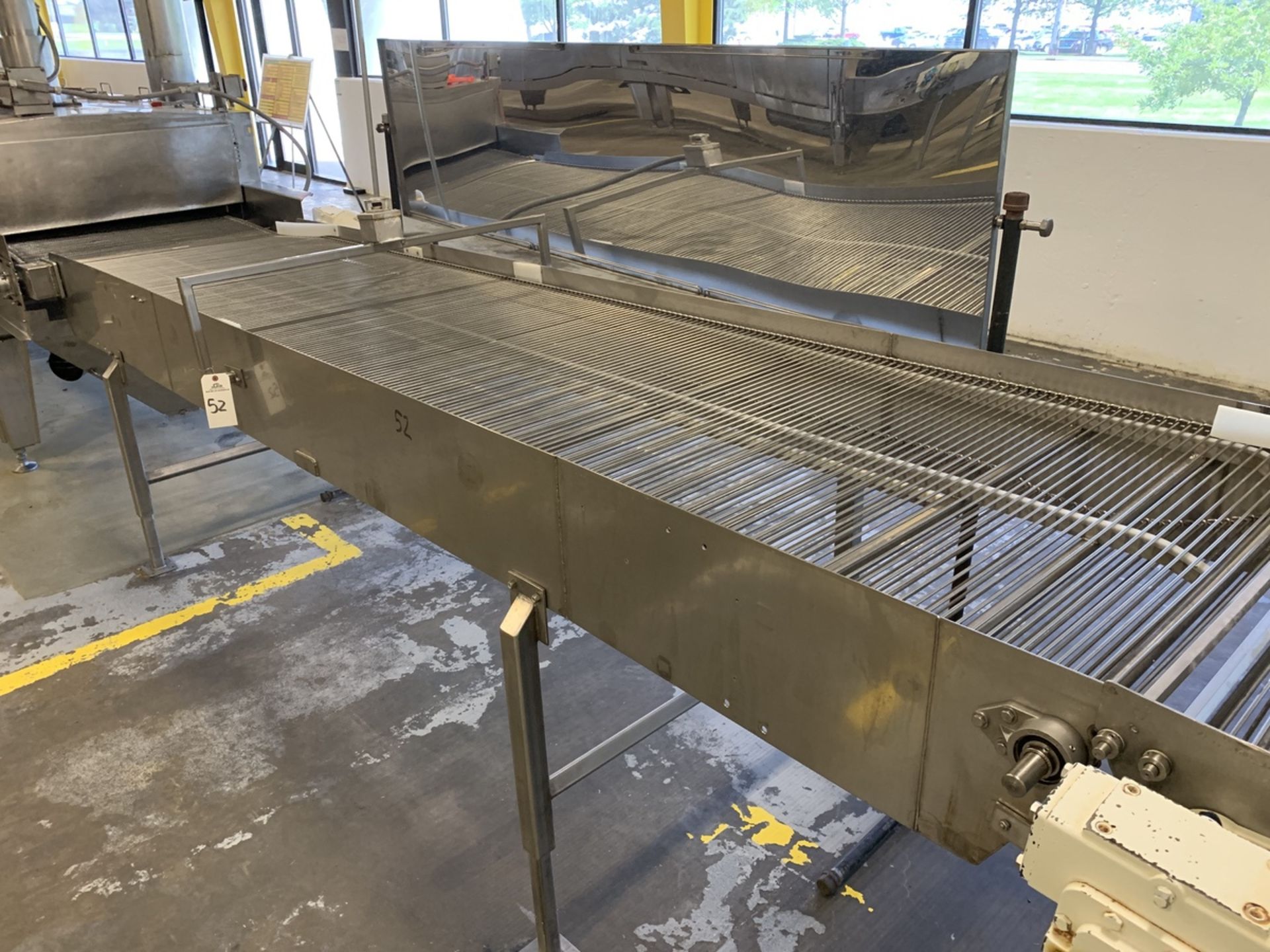 Stainless Steel Conveyor, 36" Belts, 152" OAL, 44" Frame Width | Rig Fee: 225