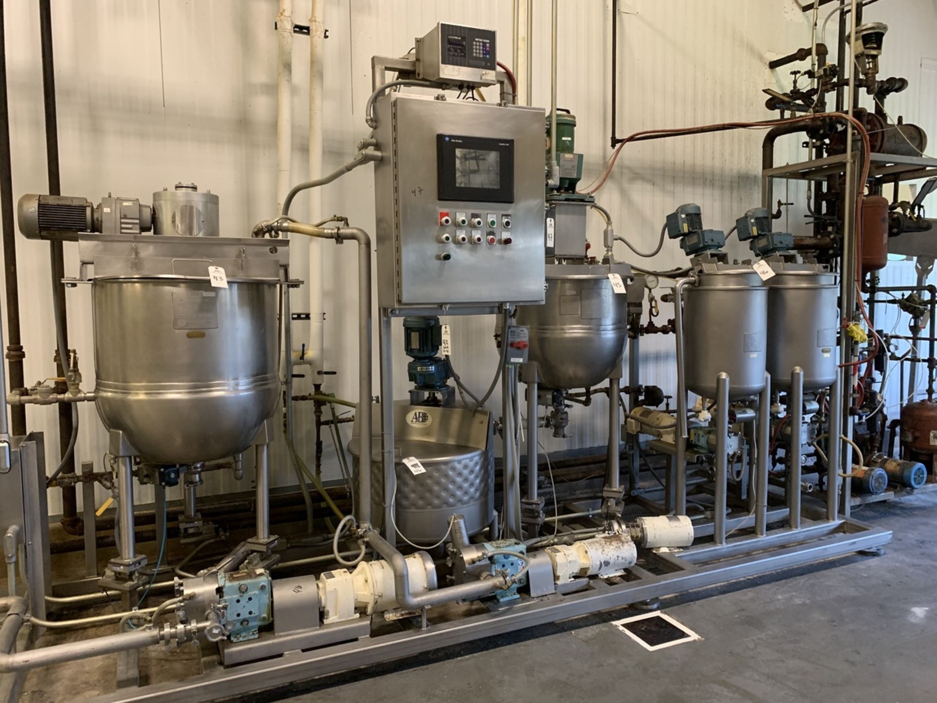 Bulk Bid Kettle Blending Skid Lot 43-48 | Subject to Piecemeal | Rig Fee: 400 Loaded Out As a Skid