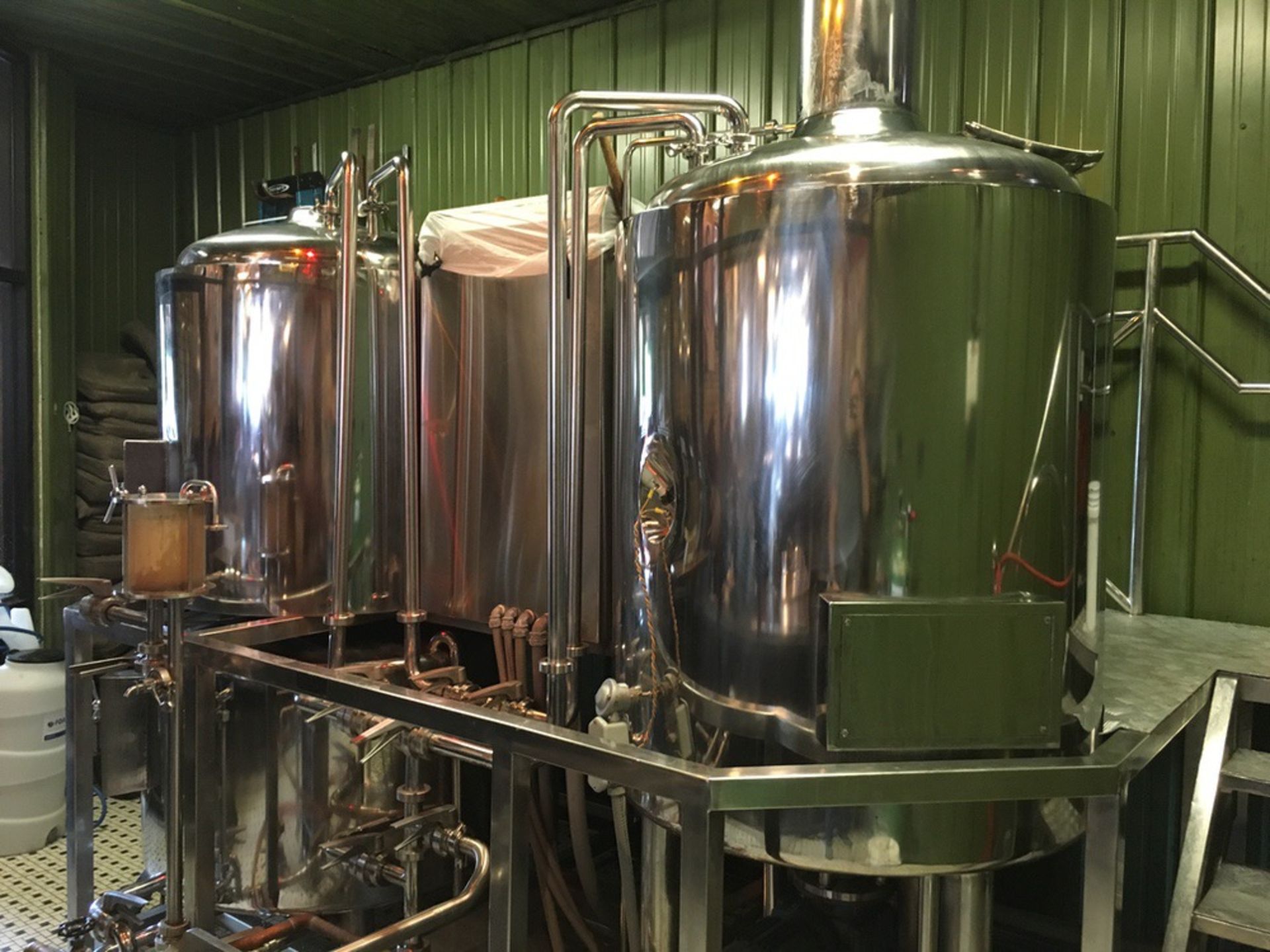 2007 Allied Beverage Tanks 3.5 BBL High Polish Brewhouse Package | Subject to Bulk | Rig Fee: $3750 - Image 2 of 32