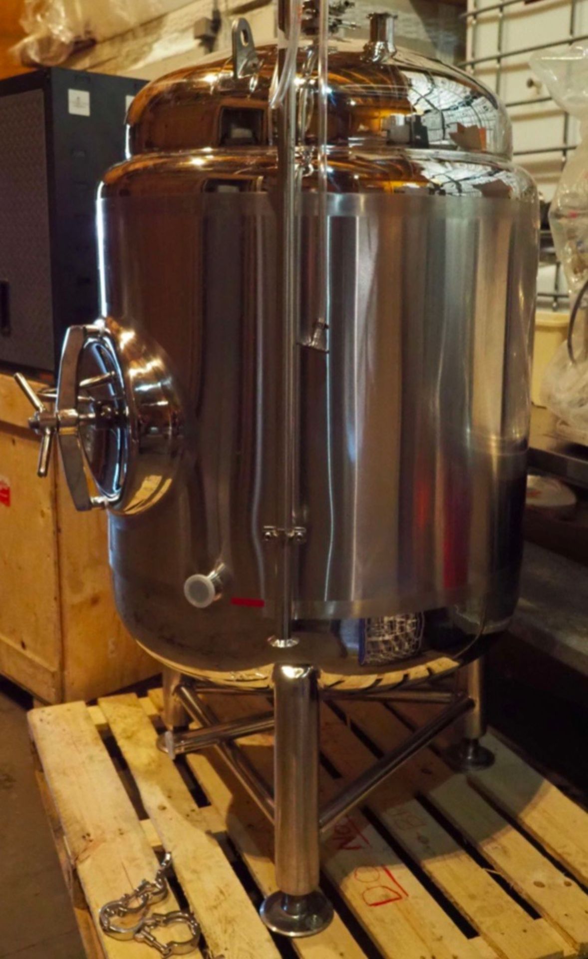 Stout Tanks and Kettles 3 BBL Stainless Steel Tank, Carb Stone, Pre | Loc: Hudson, NH | Load Fee: $0