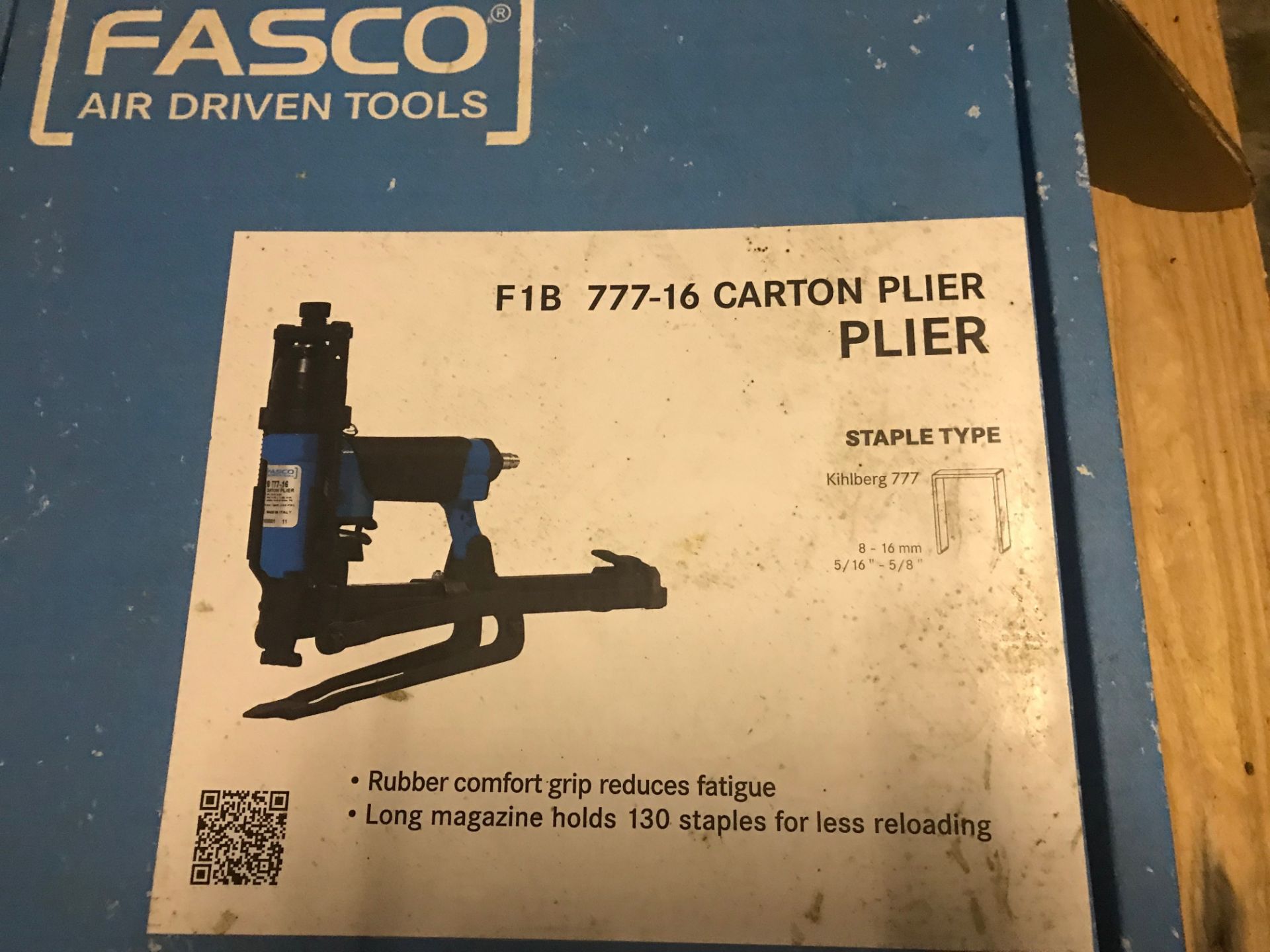 Fasco Compressed Air Powered Stapler | Rig Fee: $10