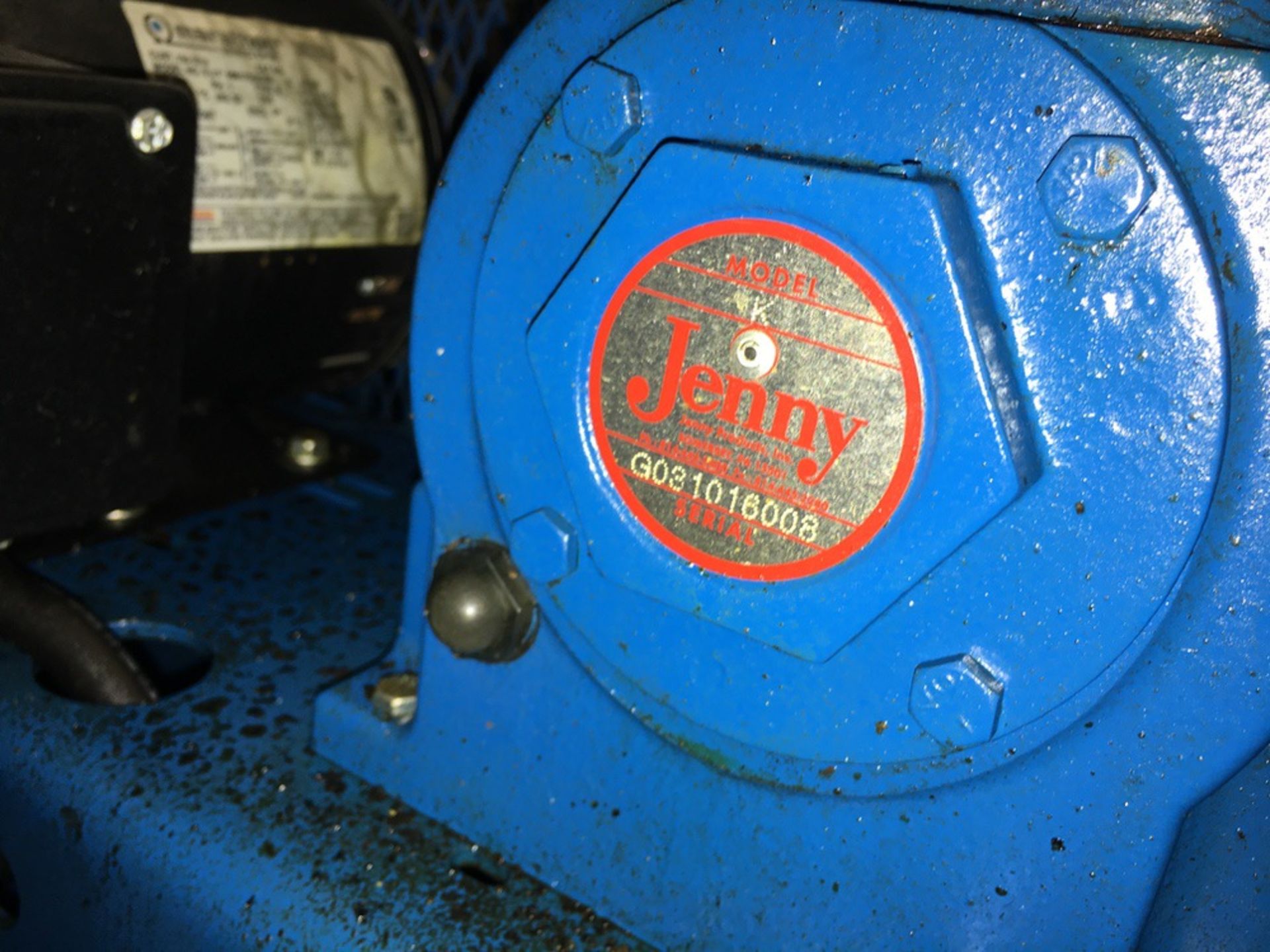 Jenny Model K Reciprocating Air Compressor, 1.5 HP | Rig Fee: $50 - Image 6 of 6