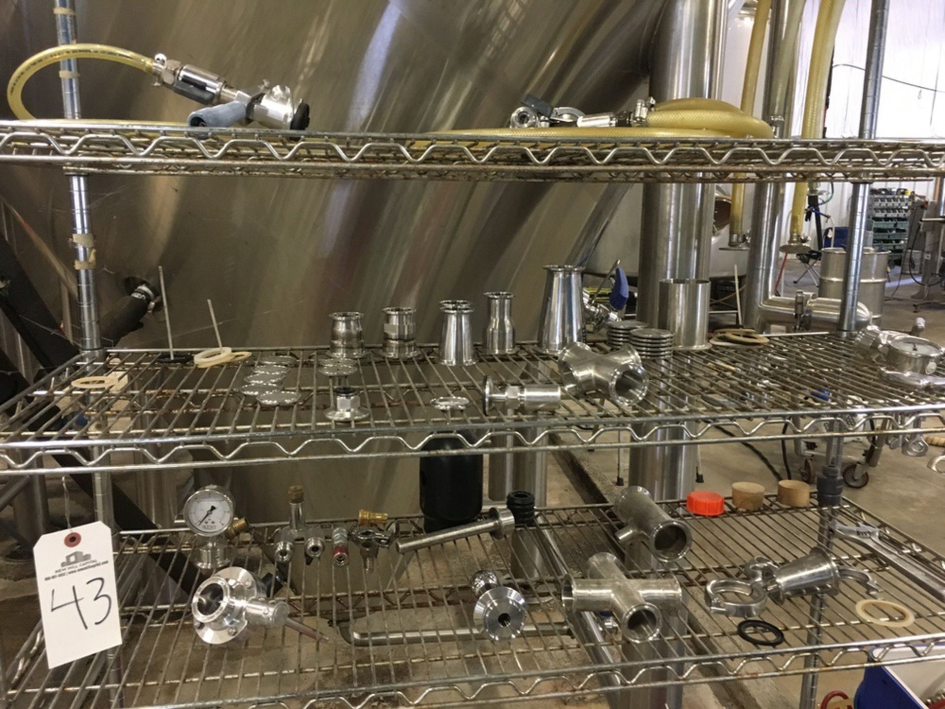 Brewery Fittings and Shelf | Rig Fee: $50 - Image 6 of 8