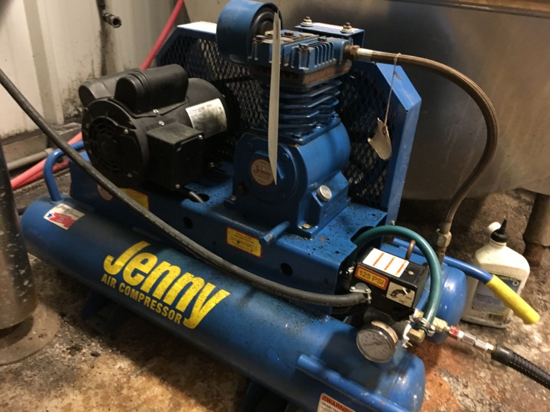 Jenny Model K Reciprocating Air Compressor, 1.5 HP | Rig Fee: $50 - Image 2 of 6