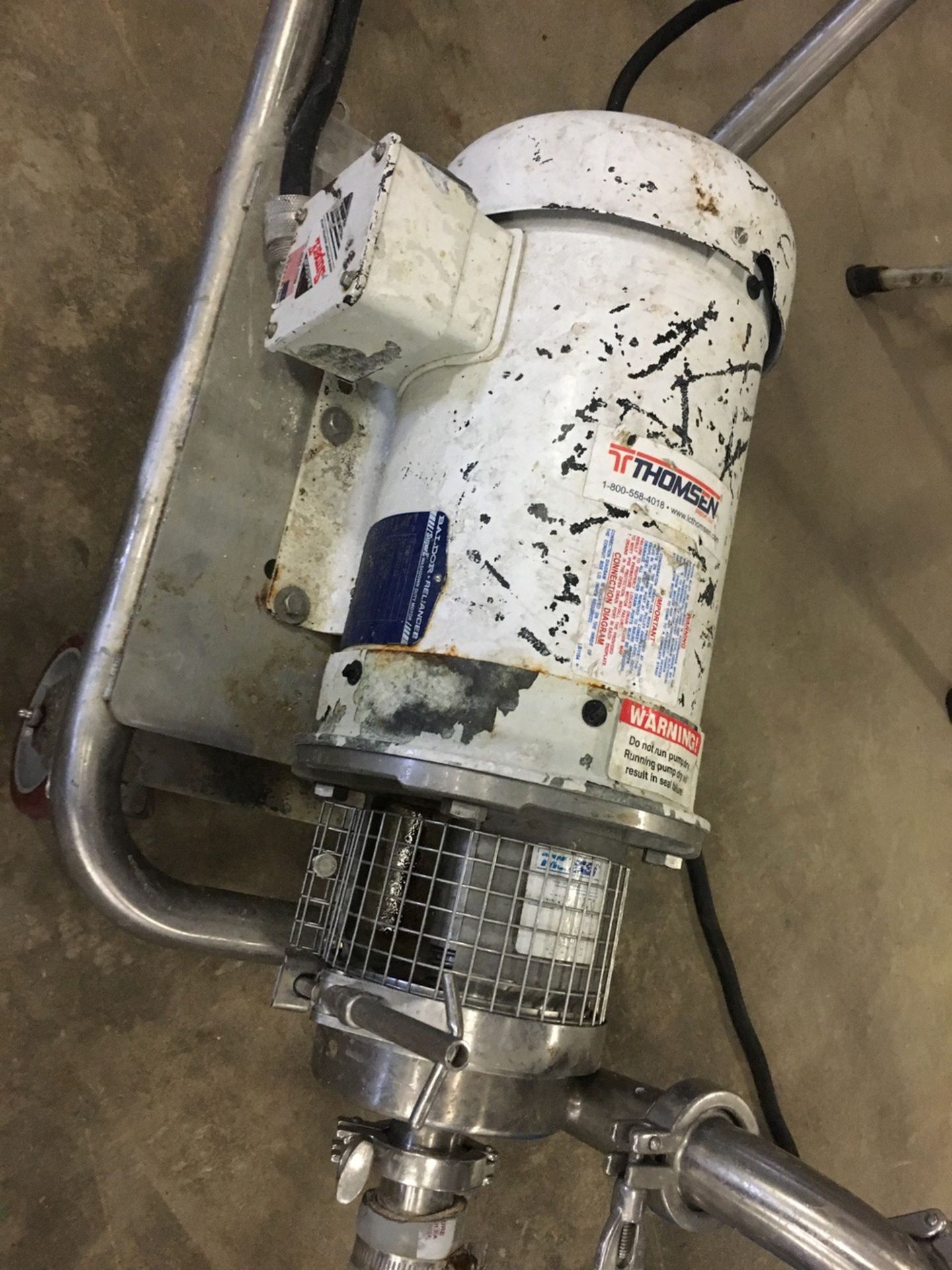 Thomsen Portable Centrifugal Pump with VFD, 5 HP | Subj to Bulk | Rig Fee: $50 - Image 2 of 4