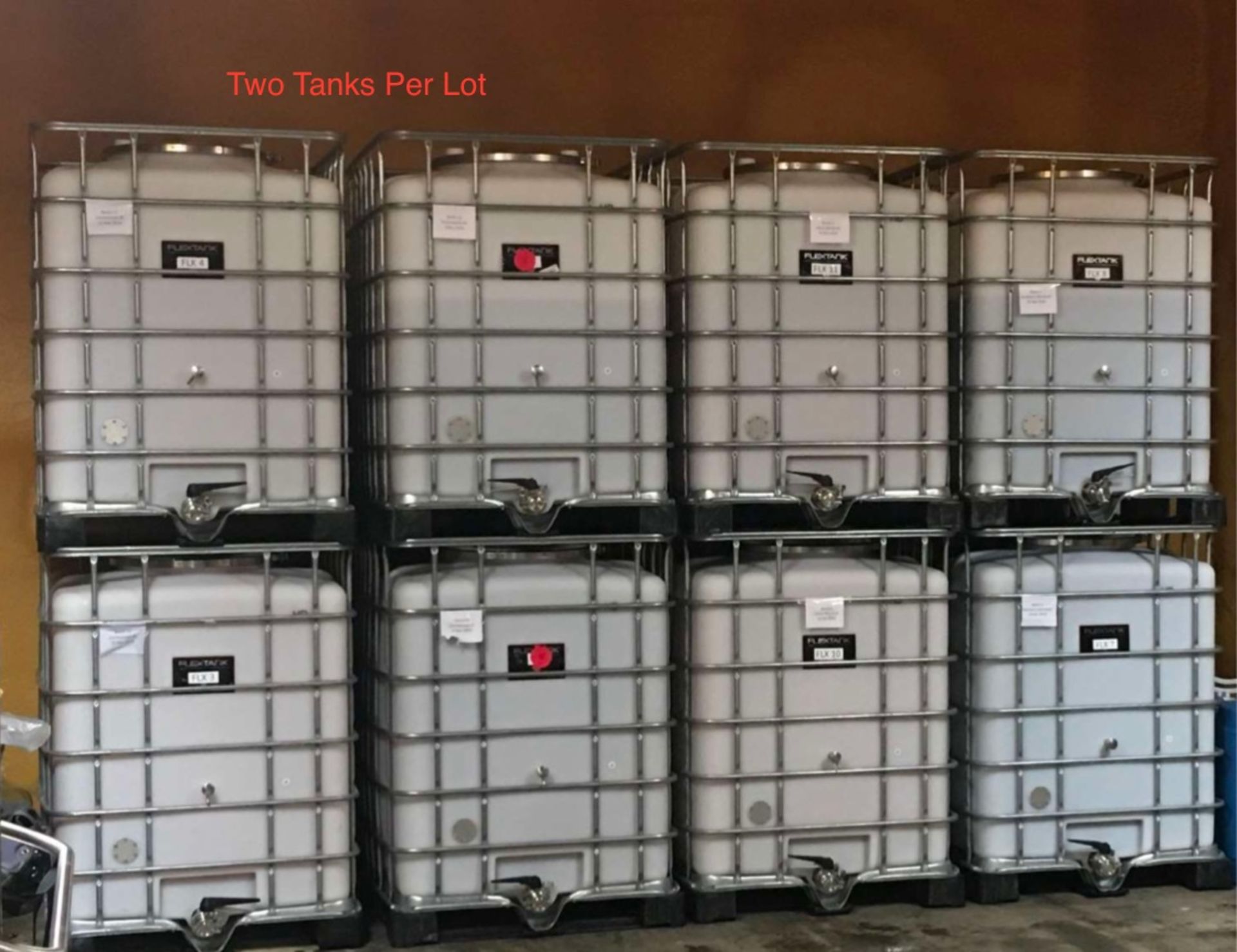 (2) Dexter Stacker Flextank 300 Gallon Heavy Weight Poly Tanks with | Loc: Hudson, NH | Load Fee: $0