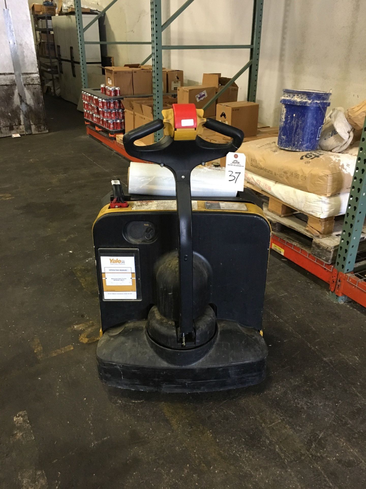 Yale Model MPB040 Electric Pallet Jack, 4000 Lb Capacity, S/N: B827N58786M | Rig Fee: $25 - Image 2 of 4