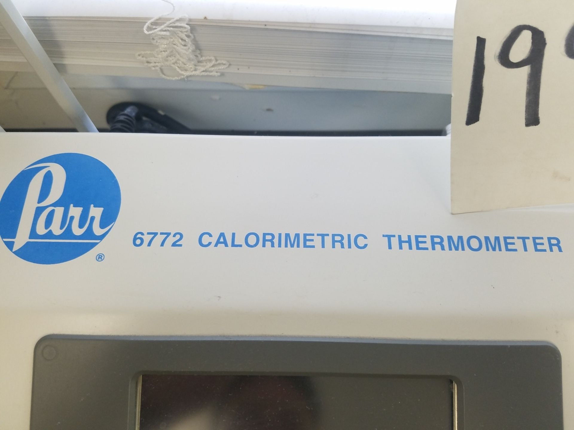 Parr 6772 Calormetric Thermometer, W/ Oxygen Bomb Calorimeter | Rig Fee: $100 - Image 2 of 3
