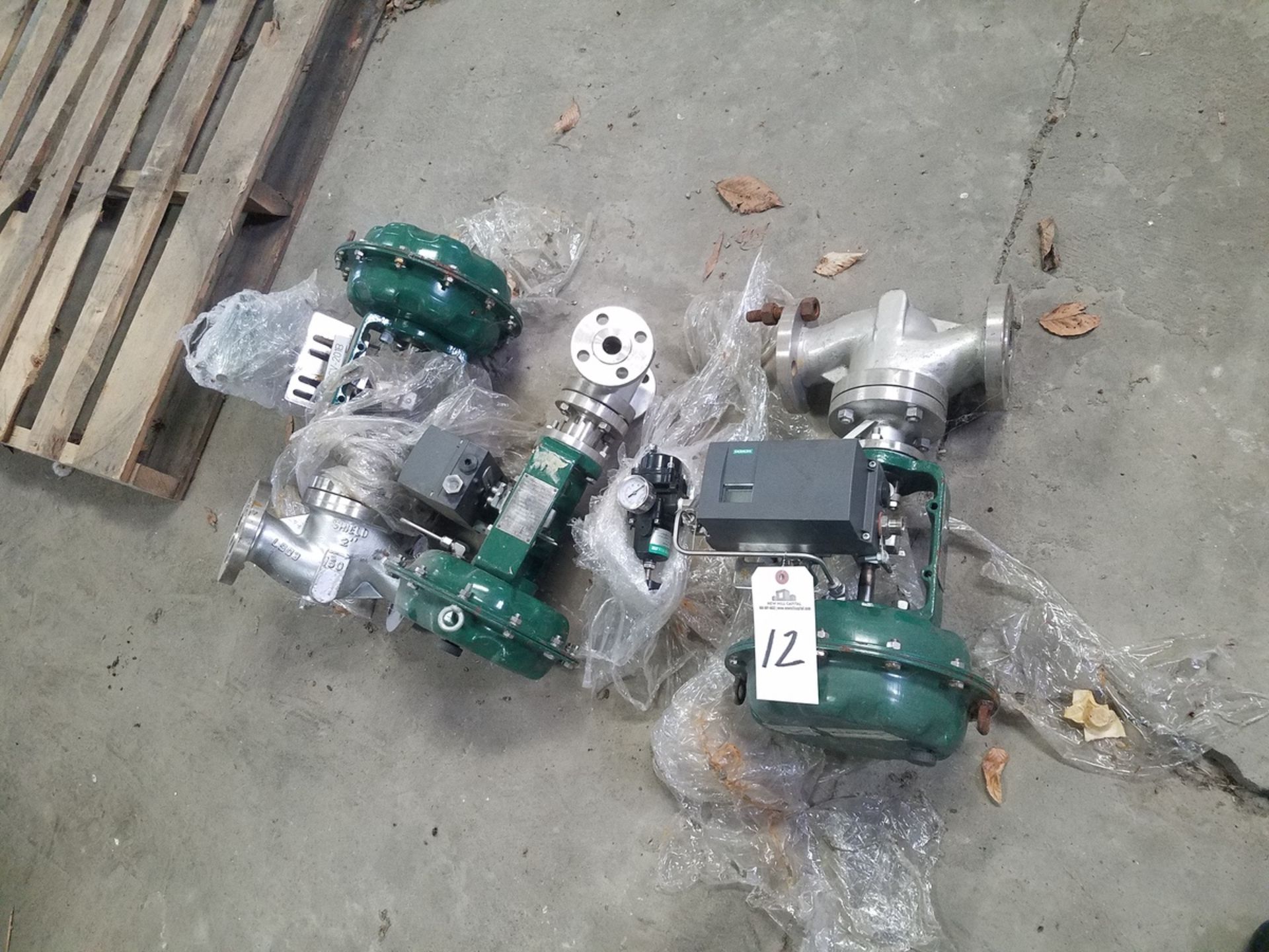 Lot of (3) Shield Pneumatic Valves | Rig Fee: $25