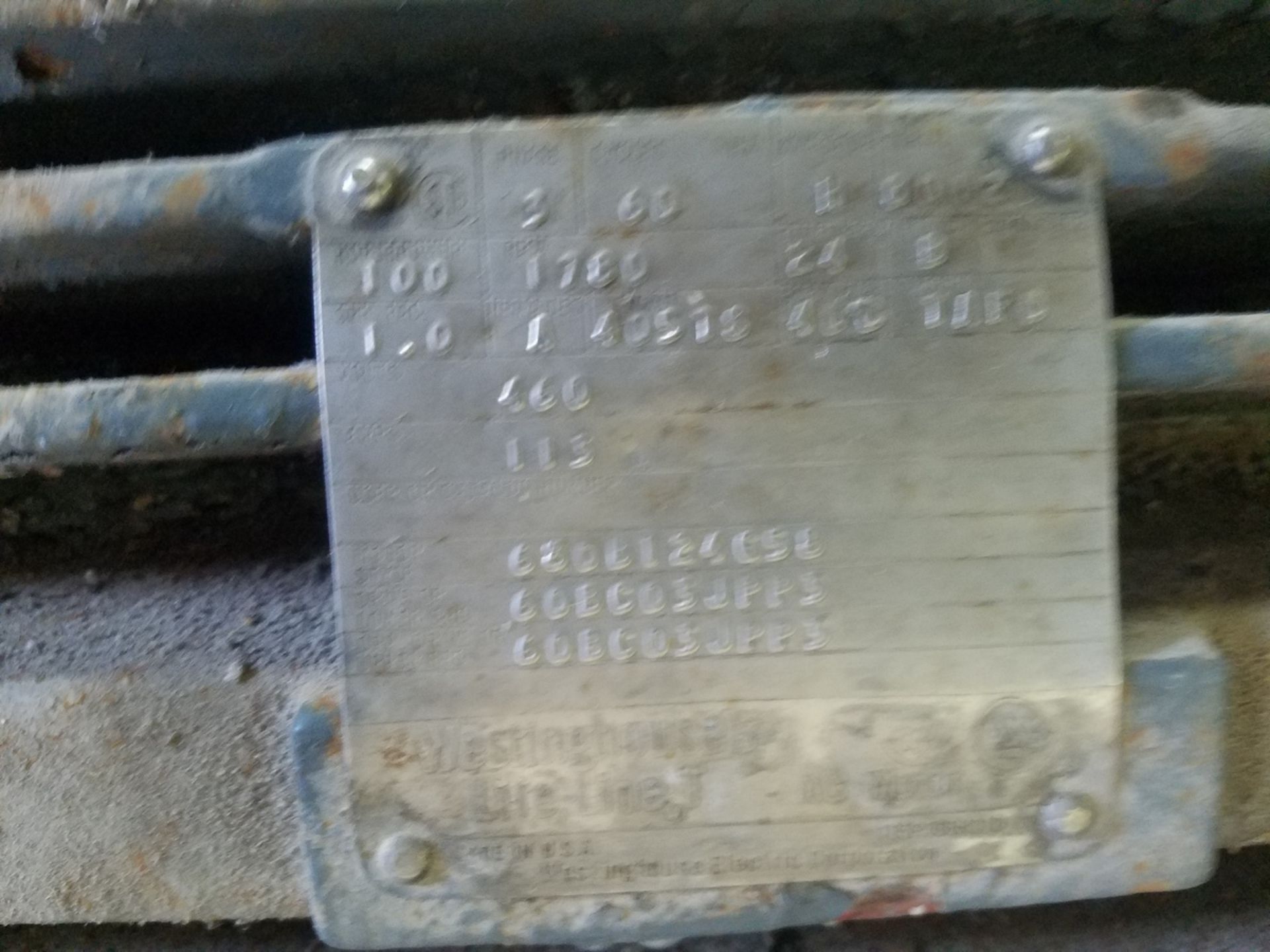 Westinghouse 100 HP Electric Motor | Rig Fee: $50 - Image 2 of 2