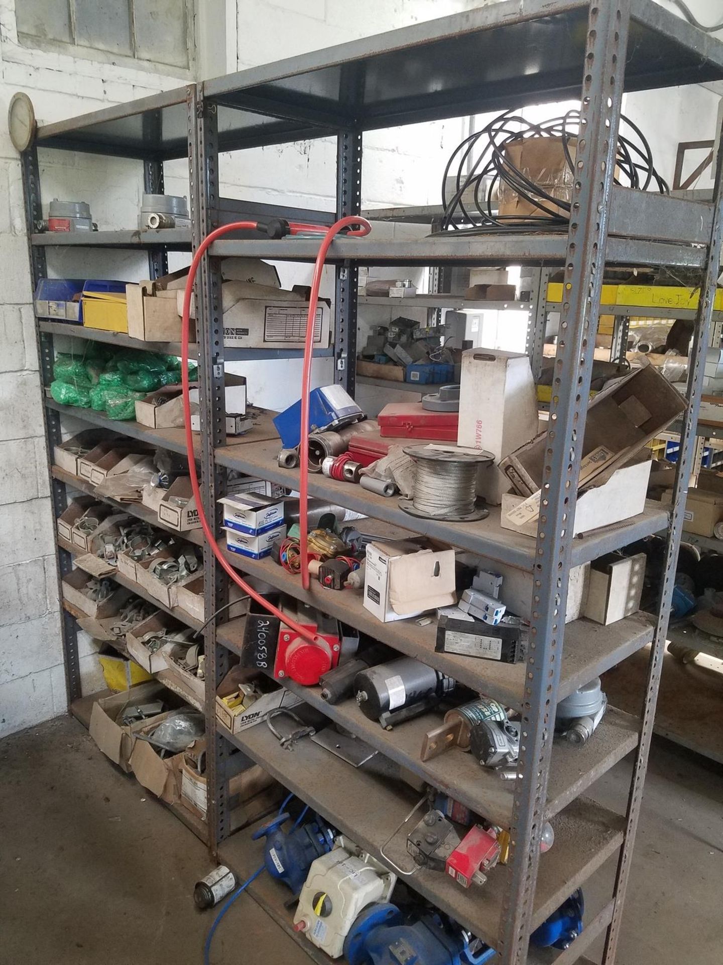 Storage Shelf, W/ Contents, Spare Parts | Subj to Bulk | Rig Fee: $200 - Image 2 of 2