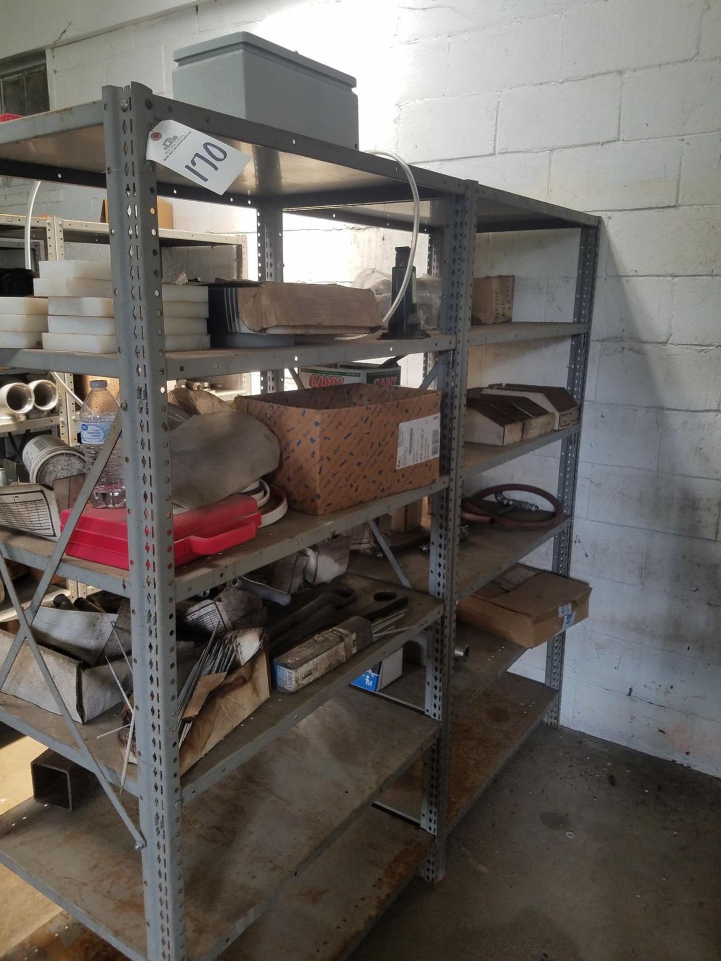 Storage Shelf, W/ Contents, Spare Parts | Subj to Bulk | Rig Fee: $200