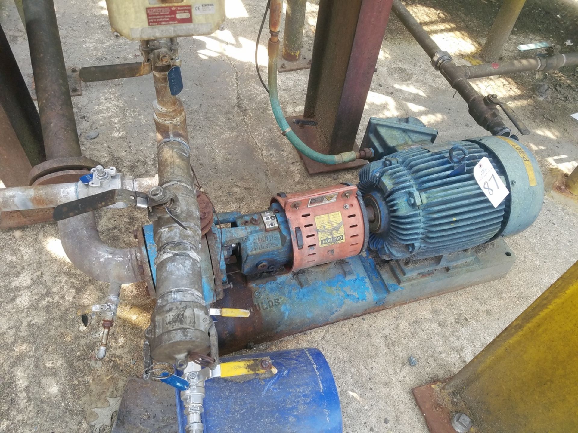 Goulds Centrifugal Pump, W/ 15 HP Electric Motor | Rig Fee: $200