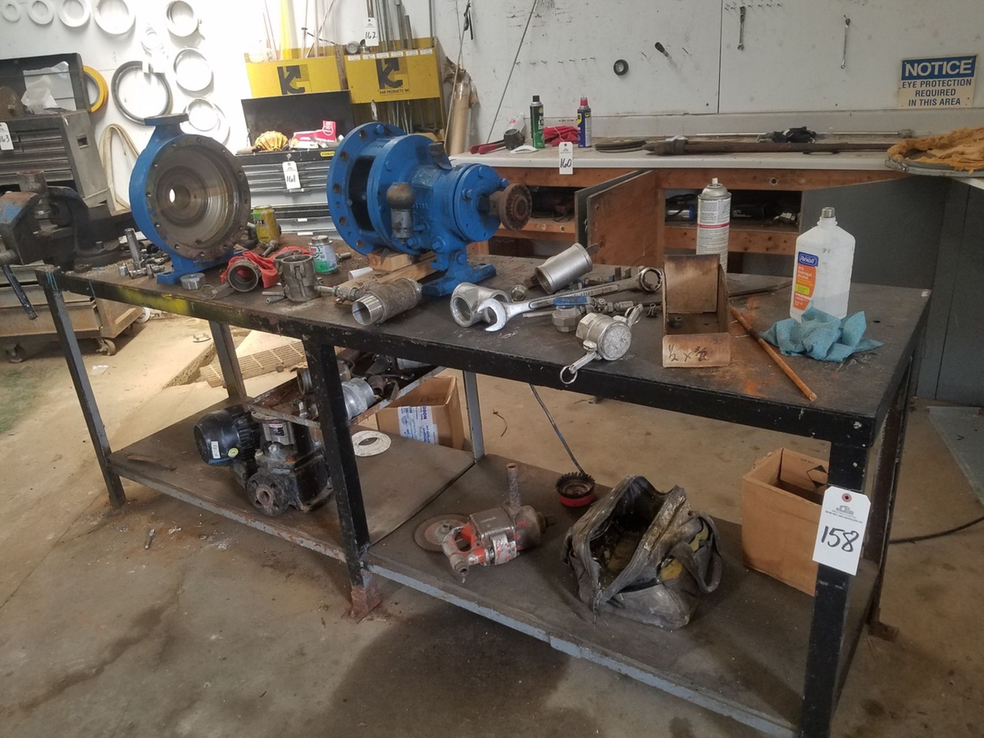 Steel Top Work Bench | Rig Fee: $50