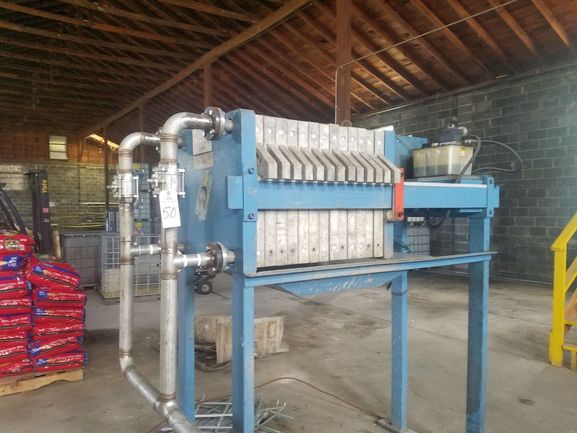 Met-Chem 2/4 Cu Ft Filter Press, S/N 1441 | Rig Fee: $400