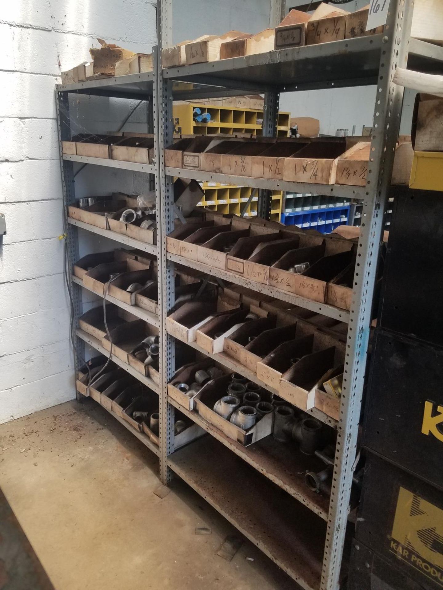 Storage Shelf, W/ Contents, Spare Parts | Subj to Bulk | Rig Fee: $200