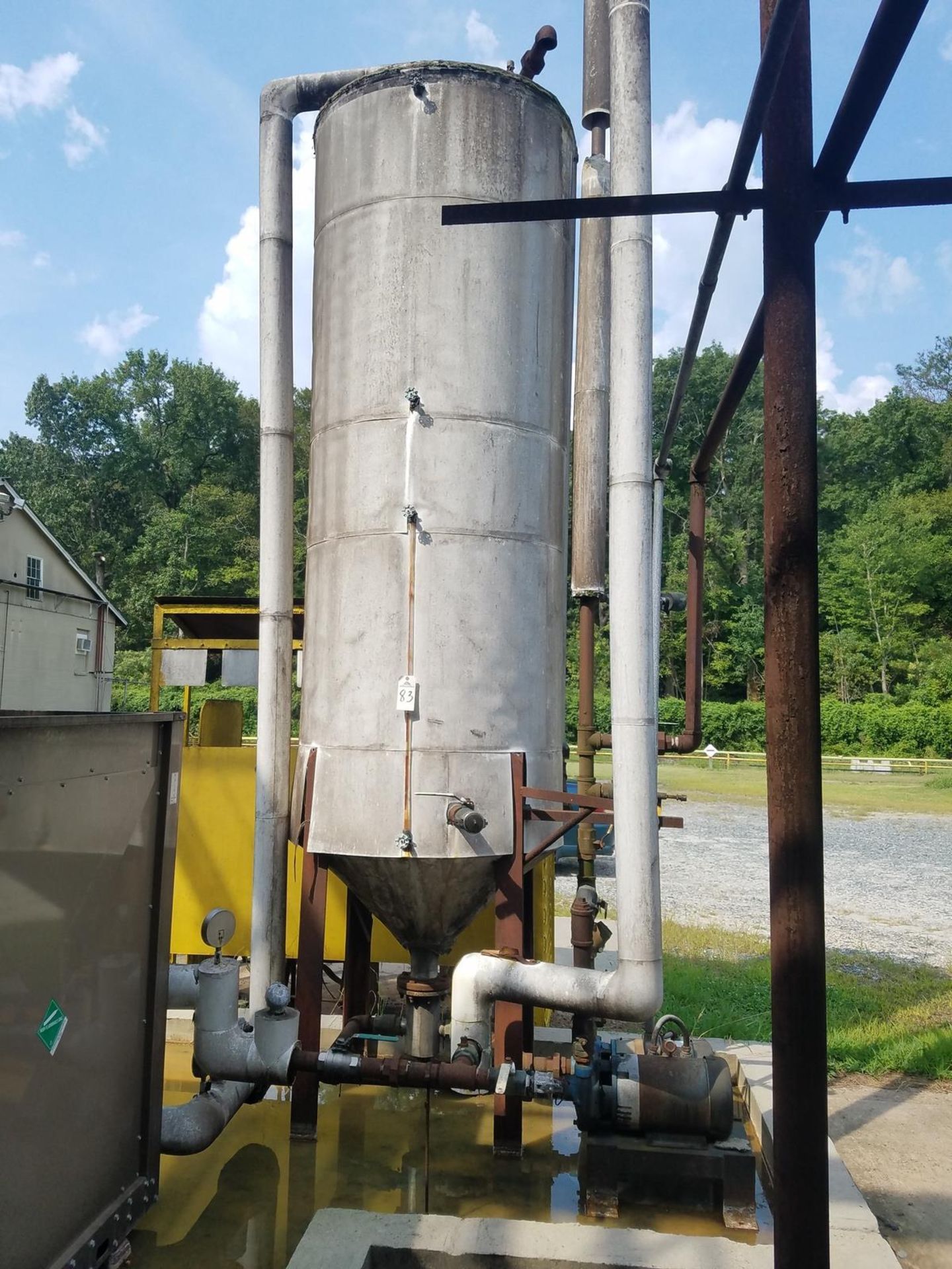 Chiller Feed Water Skid, W/ Pumps & Tank | Rig Fee: $850