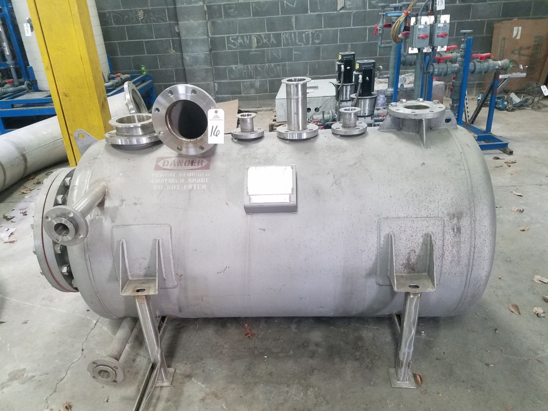 Steel-Pro Stanless Steel Reactor Vessel, Tag# S-512-F5 | Rig Fee: $200