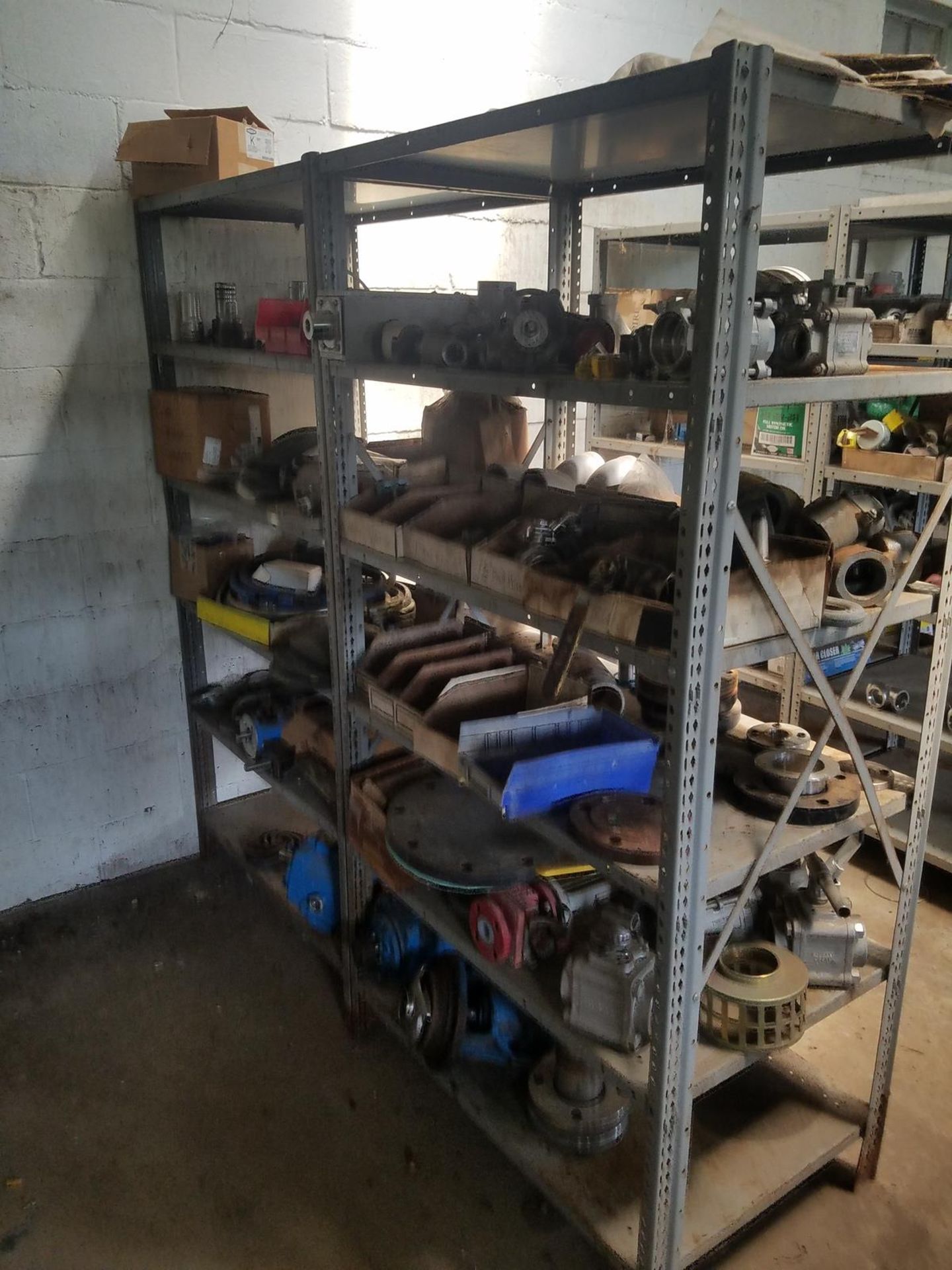 Storage Shelf, W/ Contents, Spare Parts | Subj to Bulk | Rig Fee: $200 - Image 2 of 2