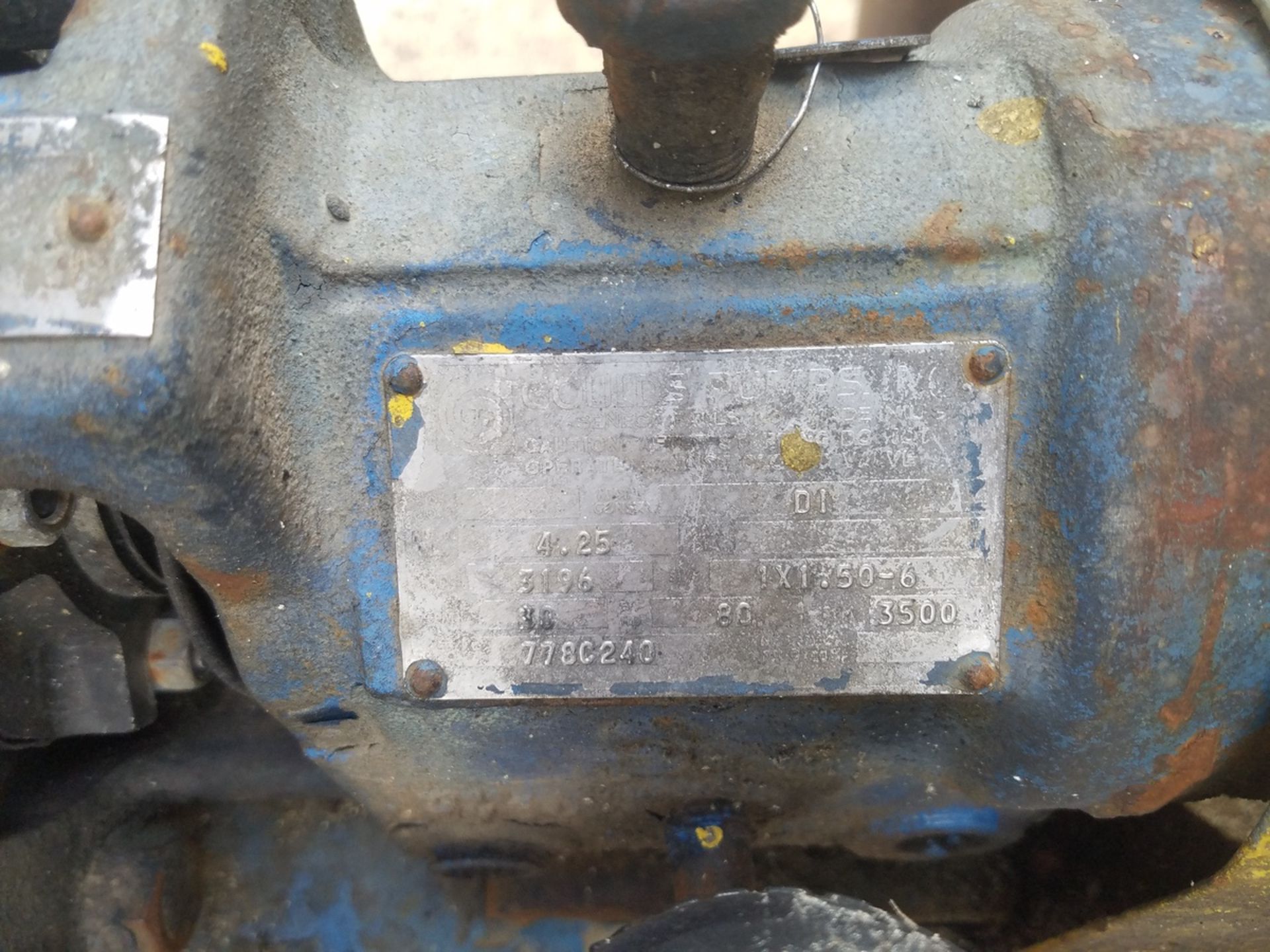 Goulds 1X1.5-6 Centrifugal Pump, W/ 10 HP Electric Motor | Rig Fee: $200 - Image 2 of 3