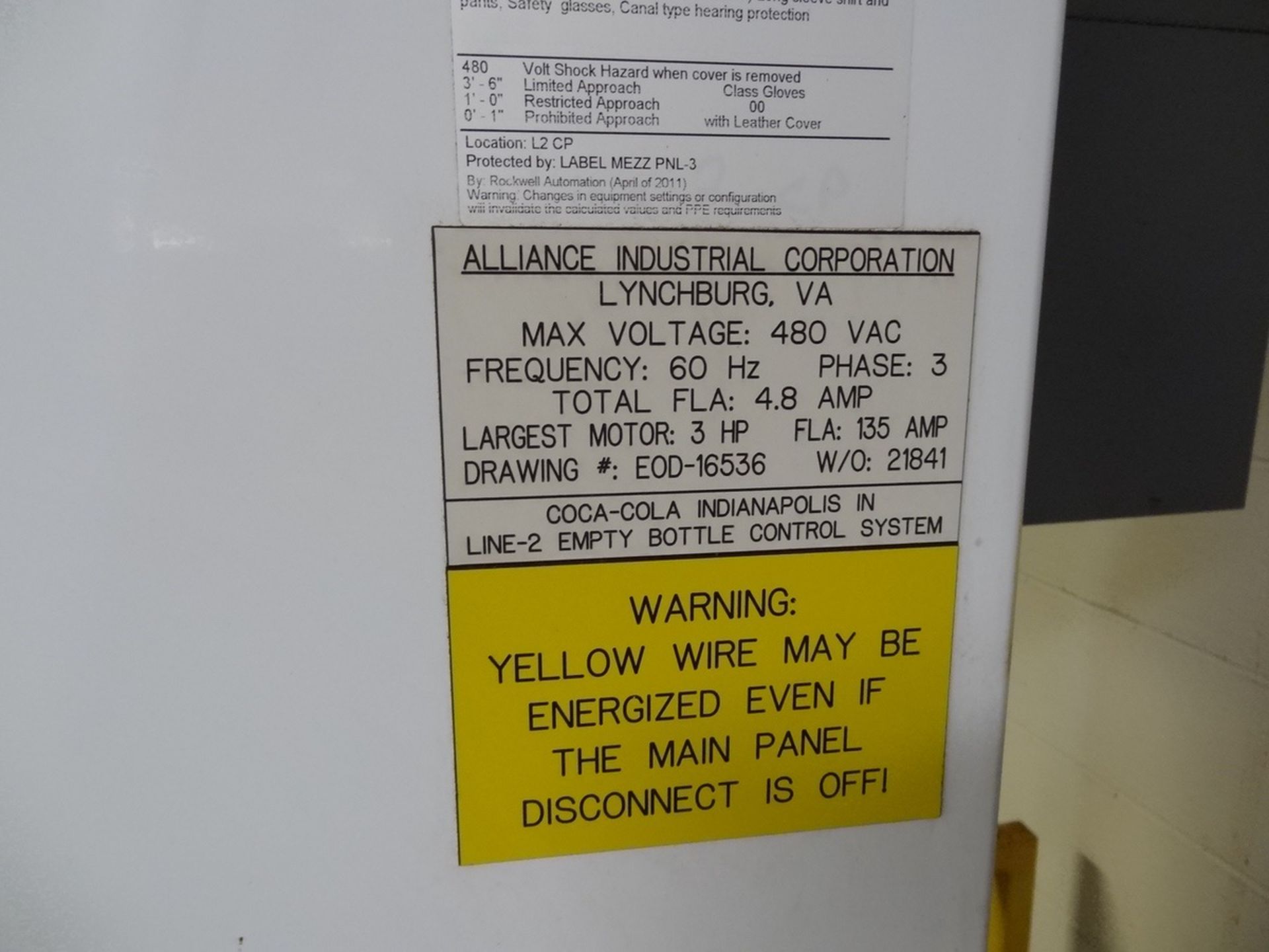 Alliance Industrial Electrical Enclosure, 5-Door Cabinet with Approx (16) | Loc: IN | Rig Fee: $350 - Image 2 of 5