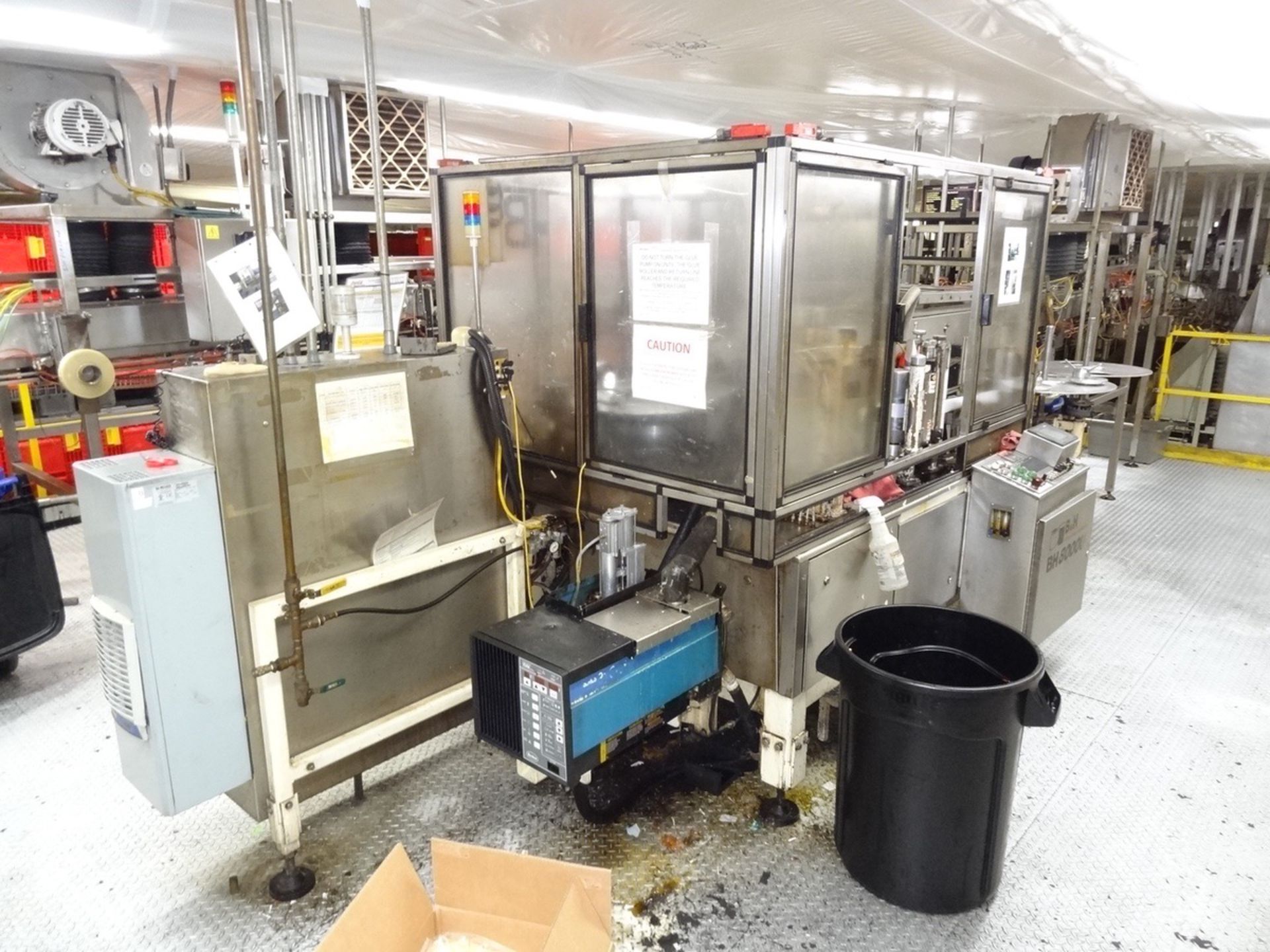 B&H Labeling Model BH8000U Roll Feed Labeler, Includes Nordson 3500 Hotme | Loc: IN | Rig Fee: $750 - Image 3 of 5