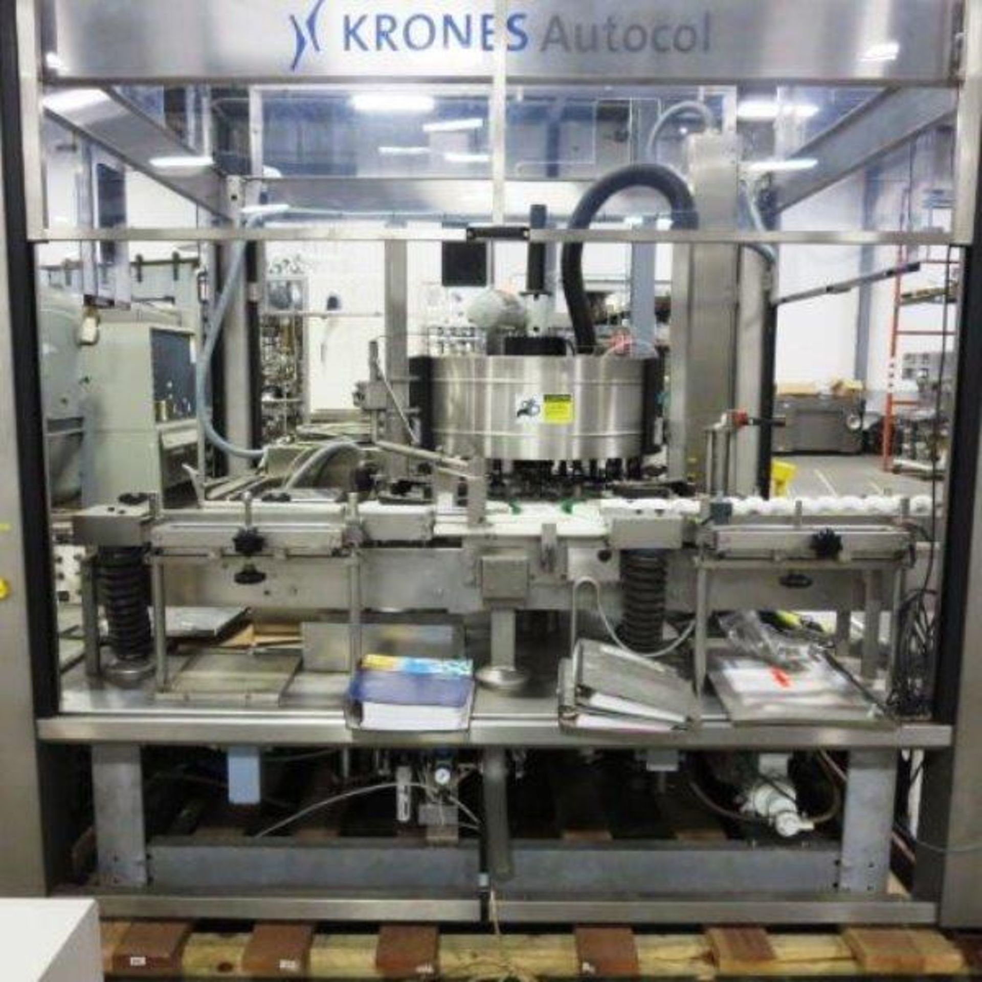 Krones Front/Back High Speed Pressure Sensitive Labeler, Model: Autocol, | Loc: GA | Rig Fee: $500 - Image 2 of 5