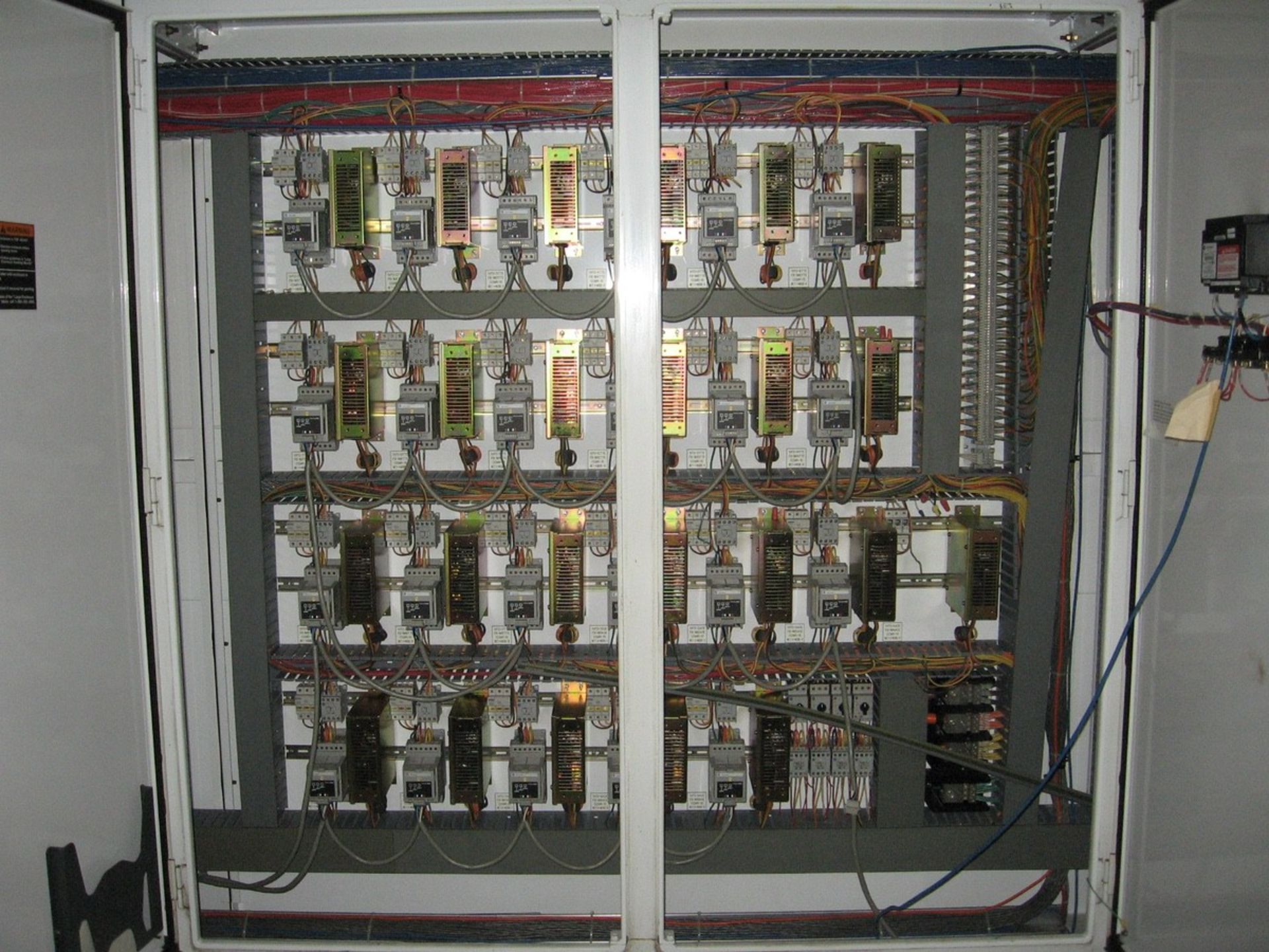 Alliance Industrial Electrical Enclosure, 8-Door Cabinet with AB SLC 5/04 | Loc: IN | Rig Fee: $1000 - Image 5 of 6