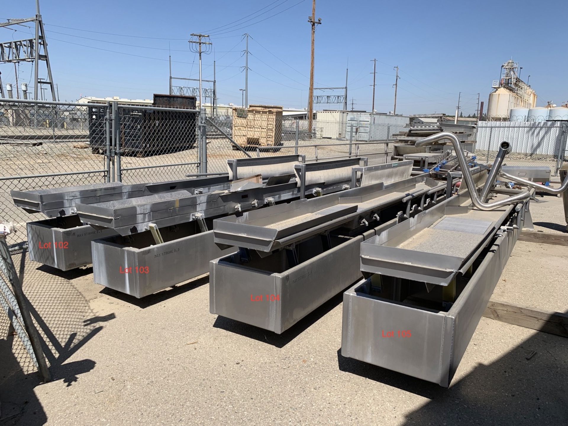 Iso-Flo Stainless Steel Vibratory Conveyor, Approx 288in L x 18 | Loc: CA | Seller to Load No Charge