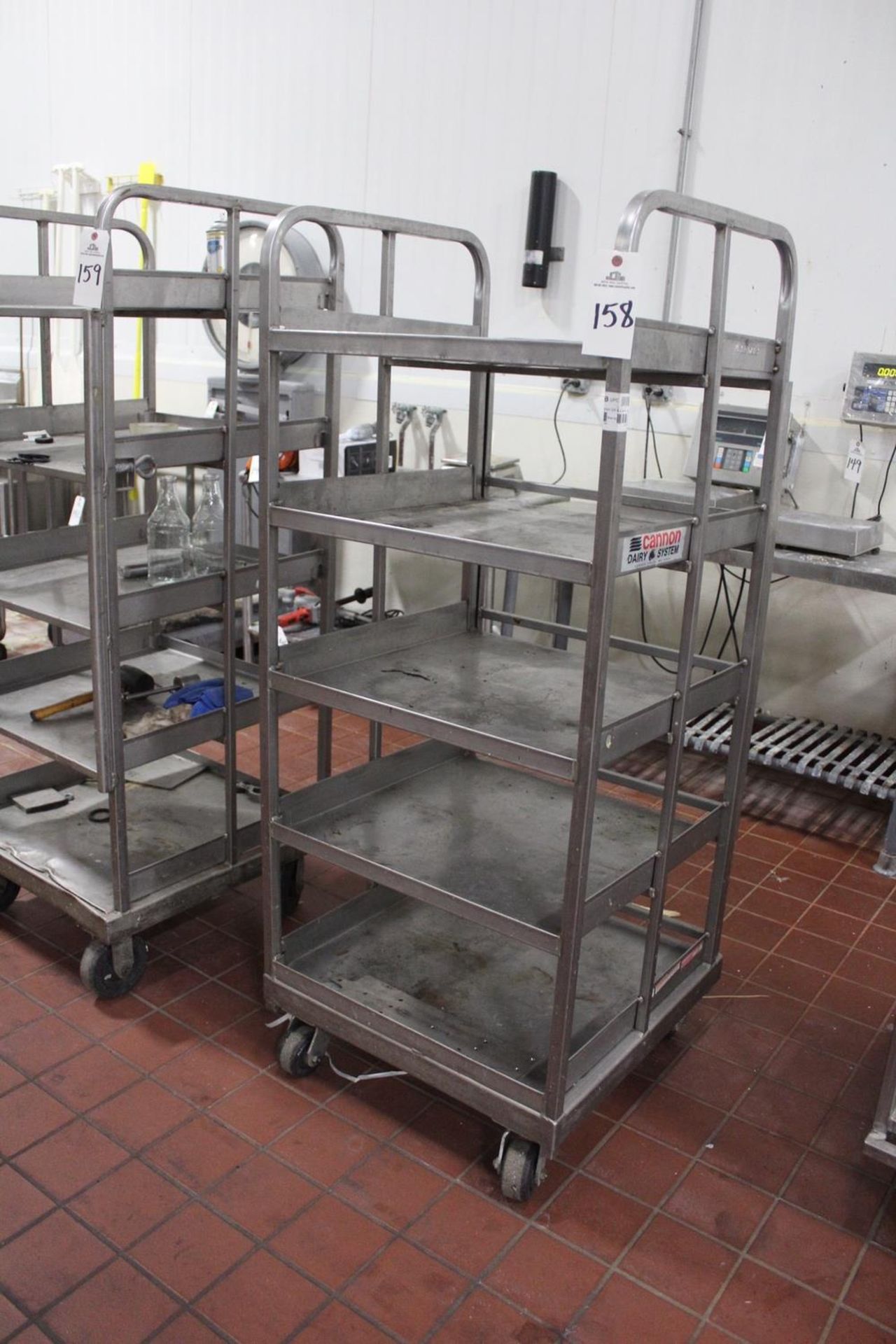 Stainless Steel Dairy Rack | Rig Fee: $0