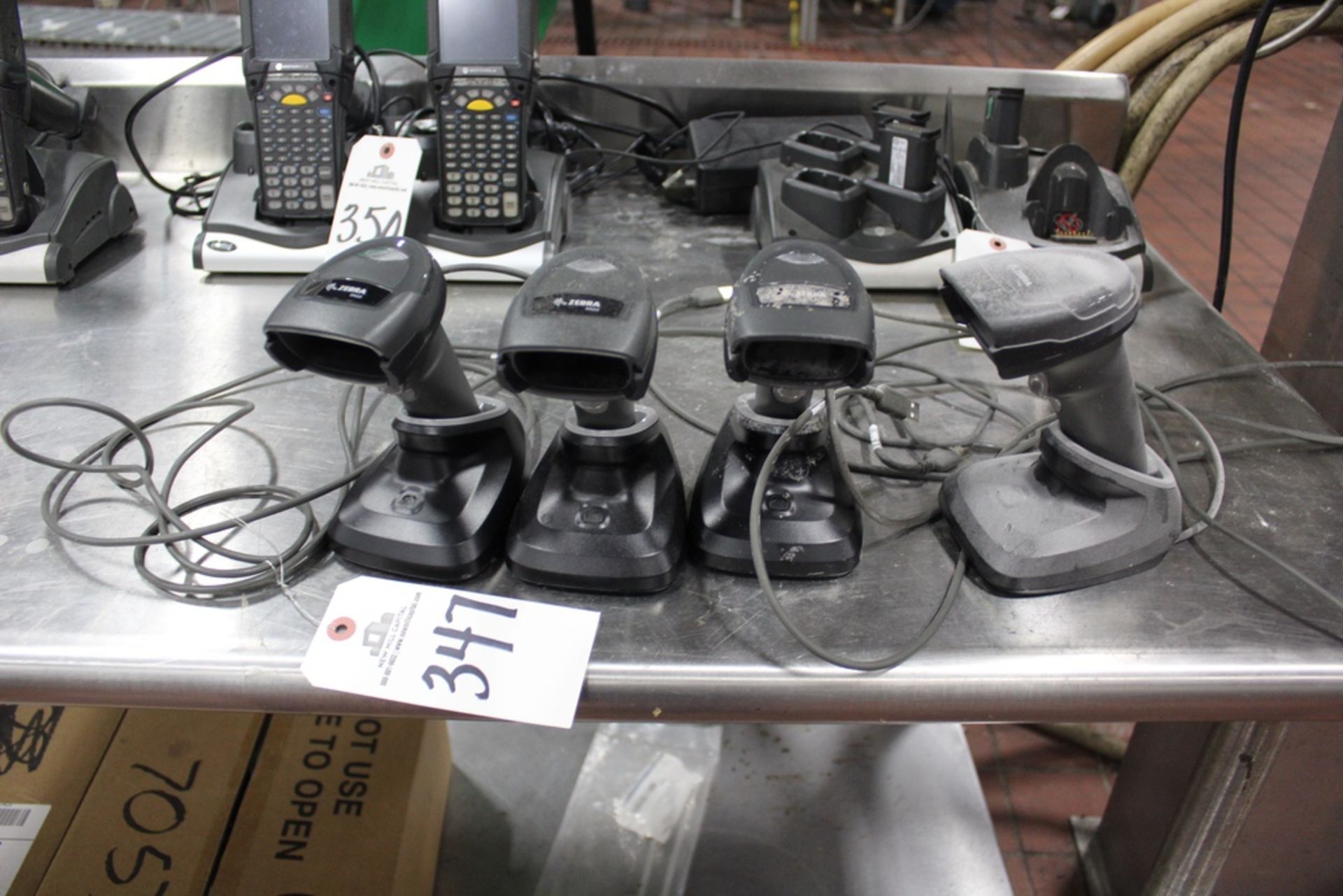 Lot of (4) Zebra Barcode Scanners, M# DS22 | Rig Fee: $0