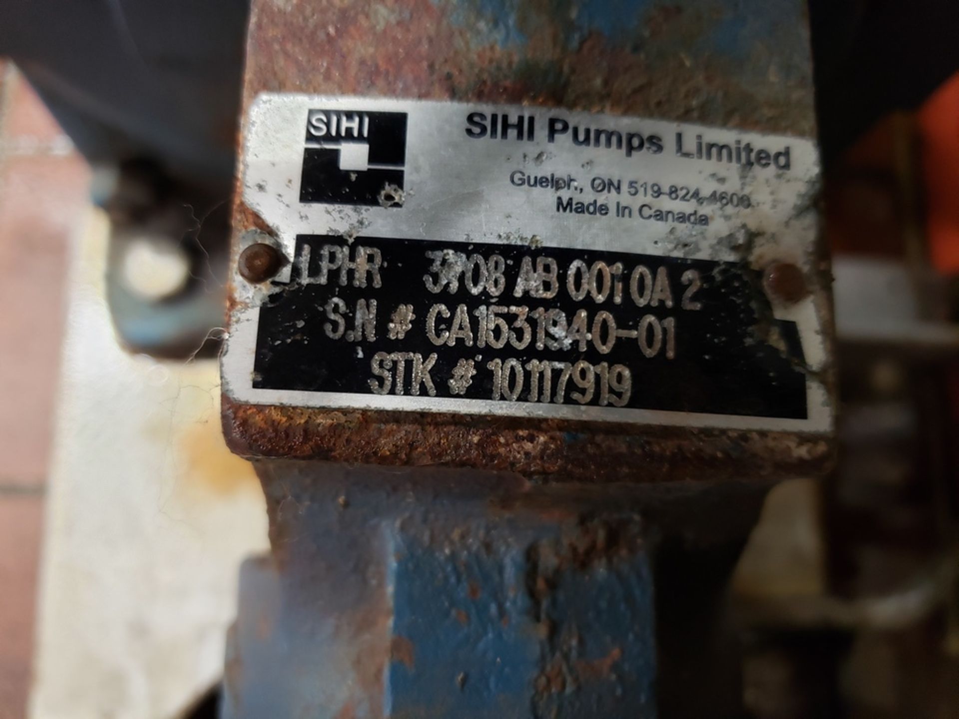 SIHI Ring Section Pump Skid, STK# 10117919 | Subj to Bulk | Rig Fee: $75 - Image 2 of 3