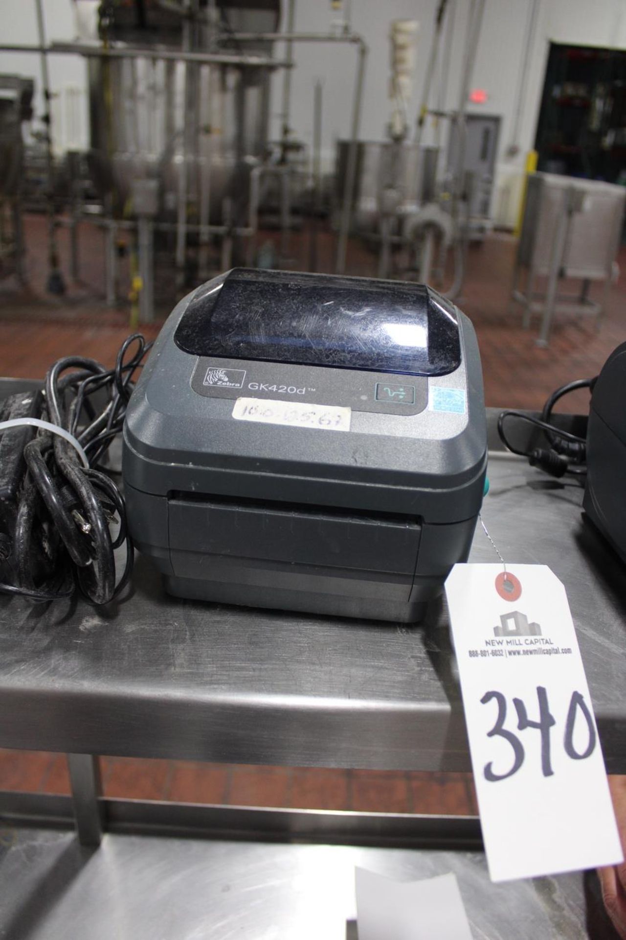 Zebra Label Printer, M# GK420d, S/N 28J151502779 | Rig Fee: $25