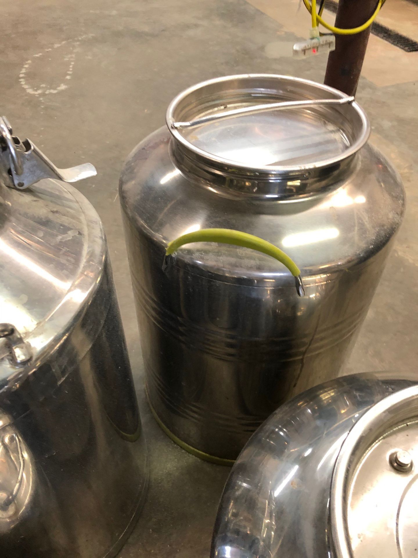 (5) Stainless Steel Fusti Cans | Sub to Bulk | Rig Fee: $25 or HC - Image 6 of 6