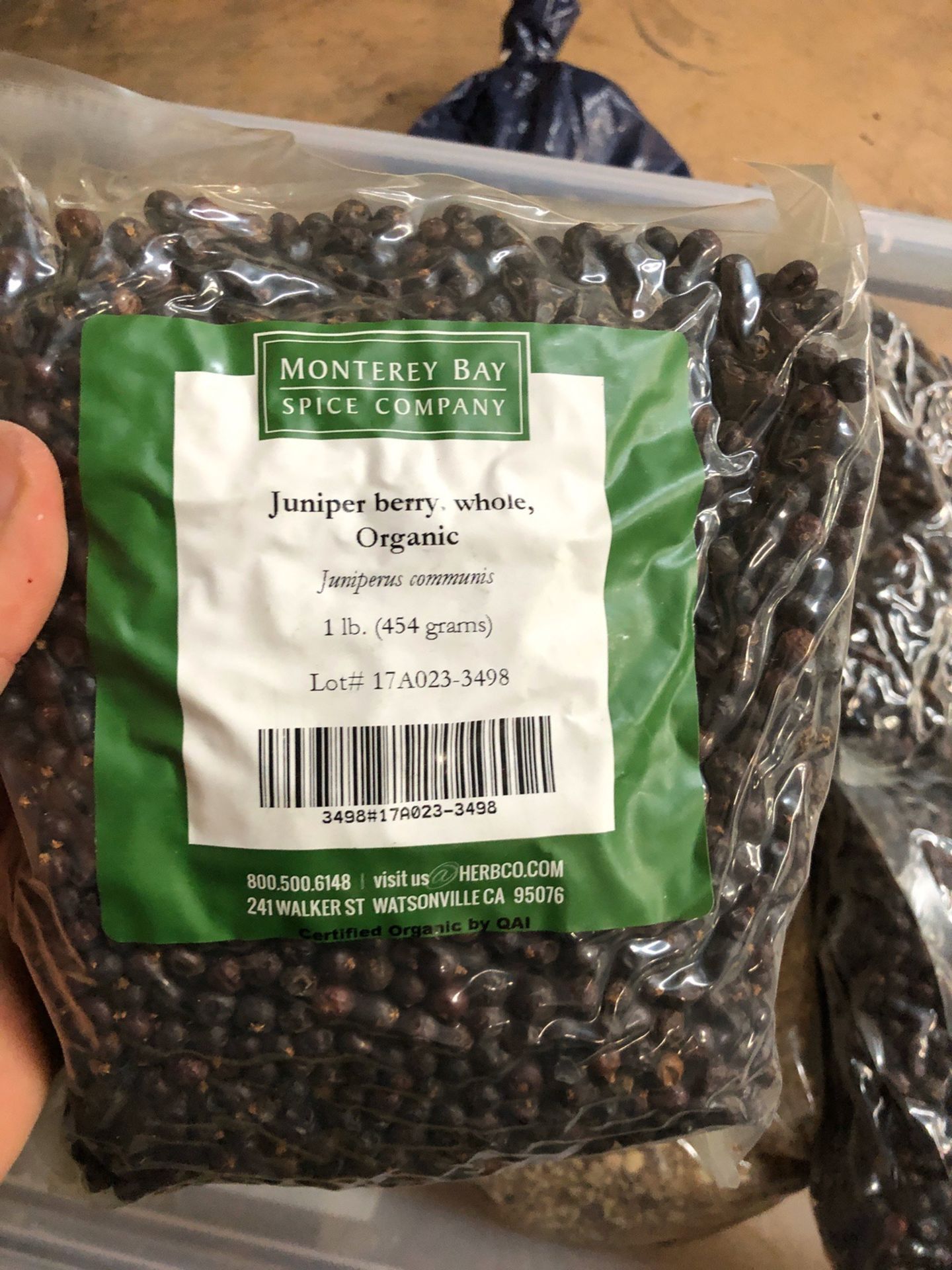 Lot of Herbs and Botanicals: Coriander Seed, Juniper Berry, Jasmine Tea, Hibisc | Rig Fee: $20 or HC - Image 7 of 18